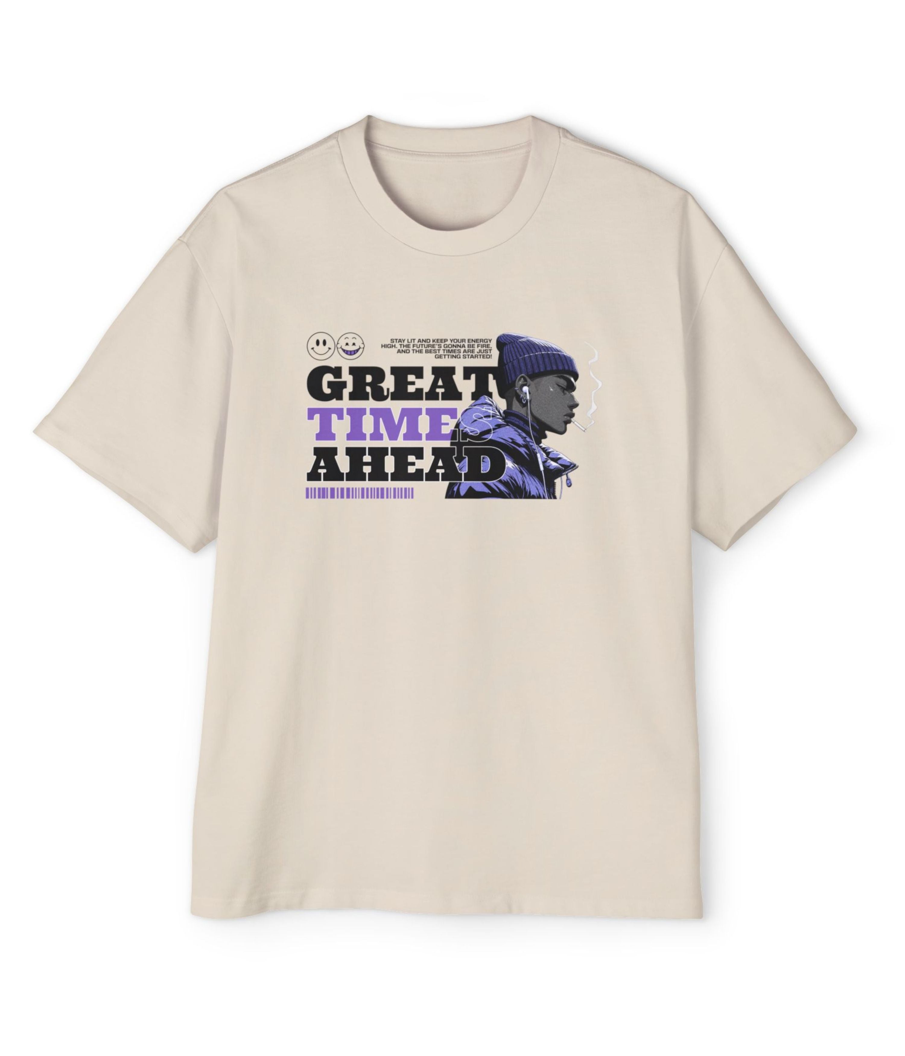 Times Ahead Men's Oversized Tee