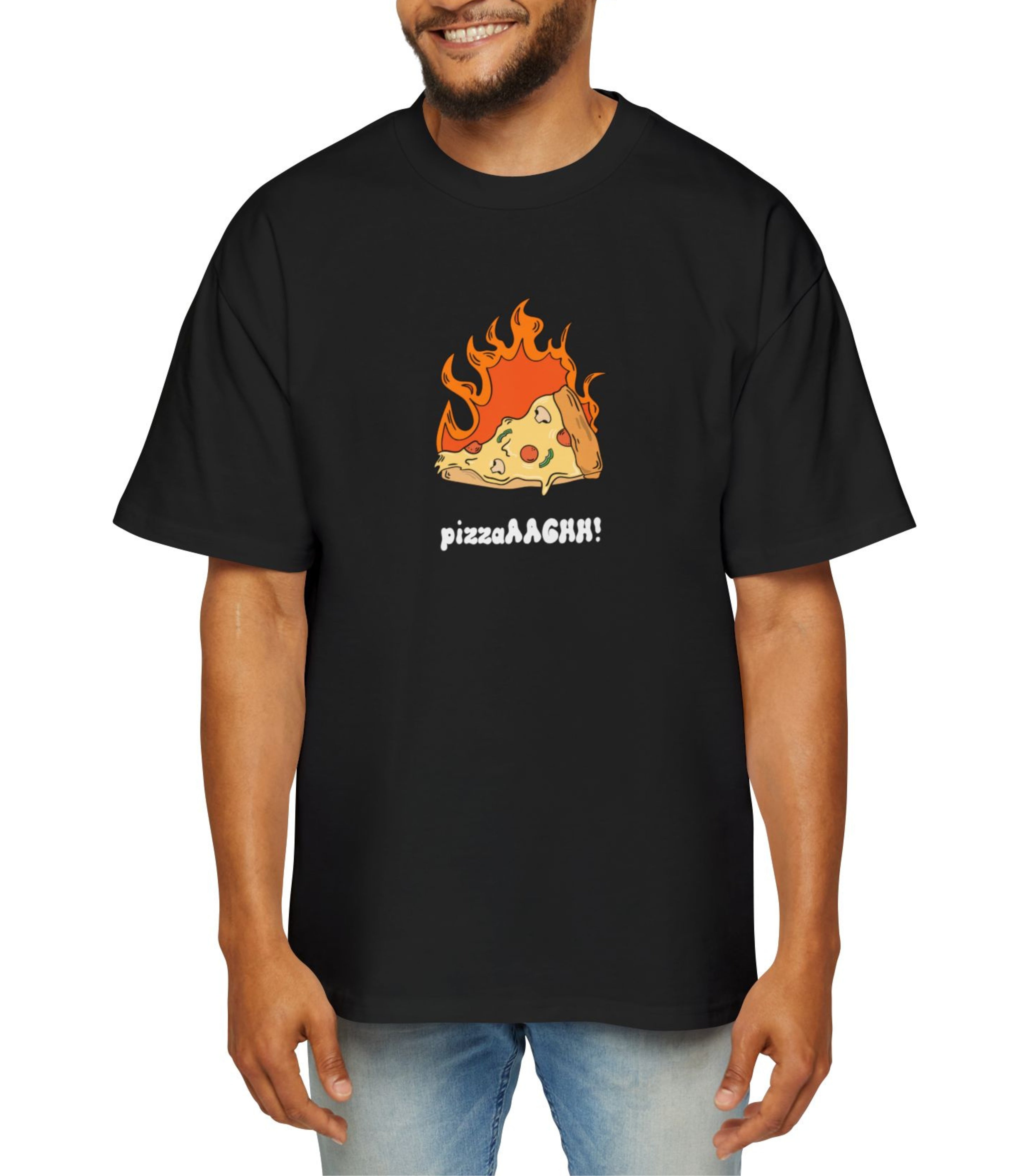 PizzaAAGH Men's Oversized Tee