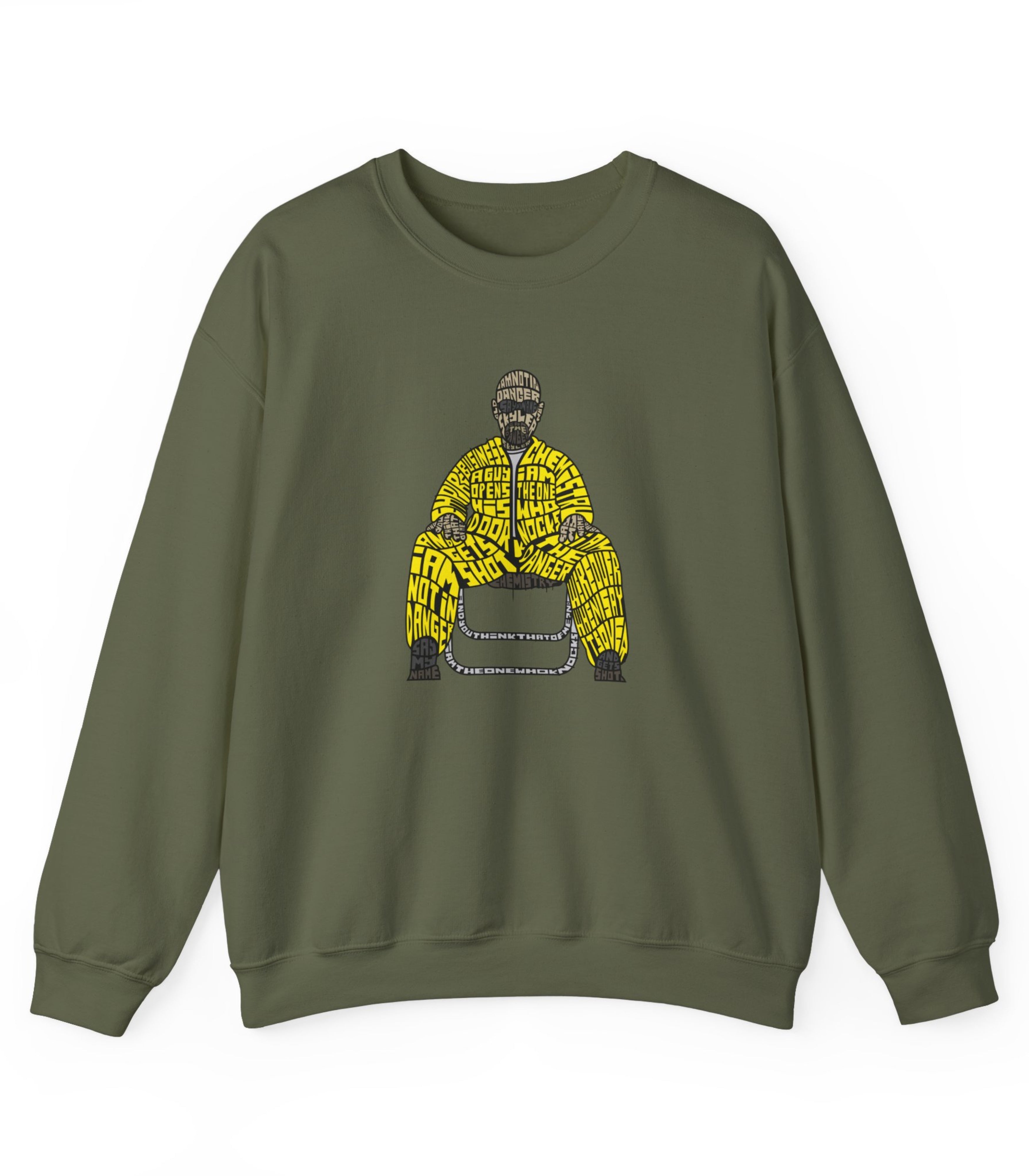 I Am The Danger Breaking Bad Typography Sweatshirt