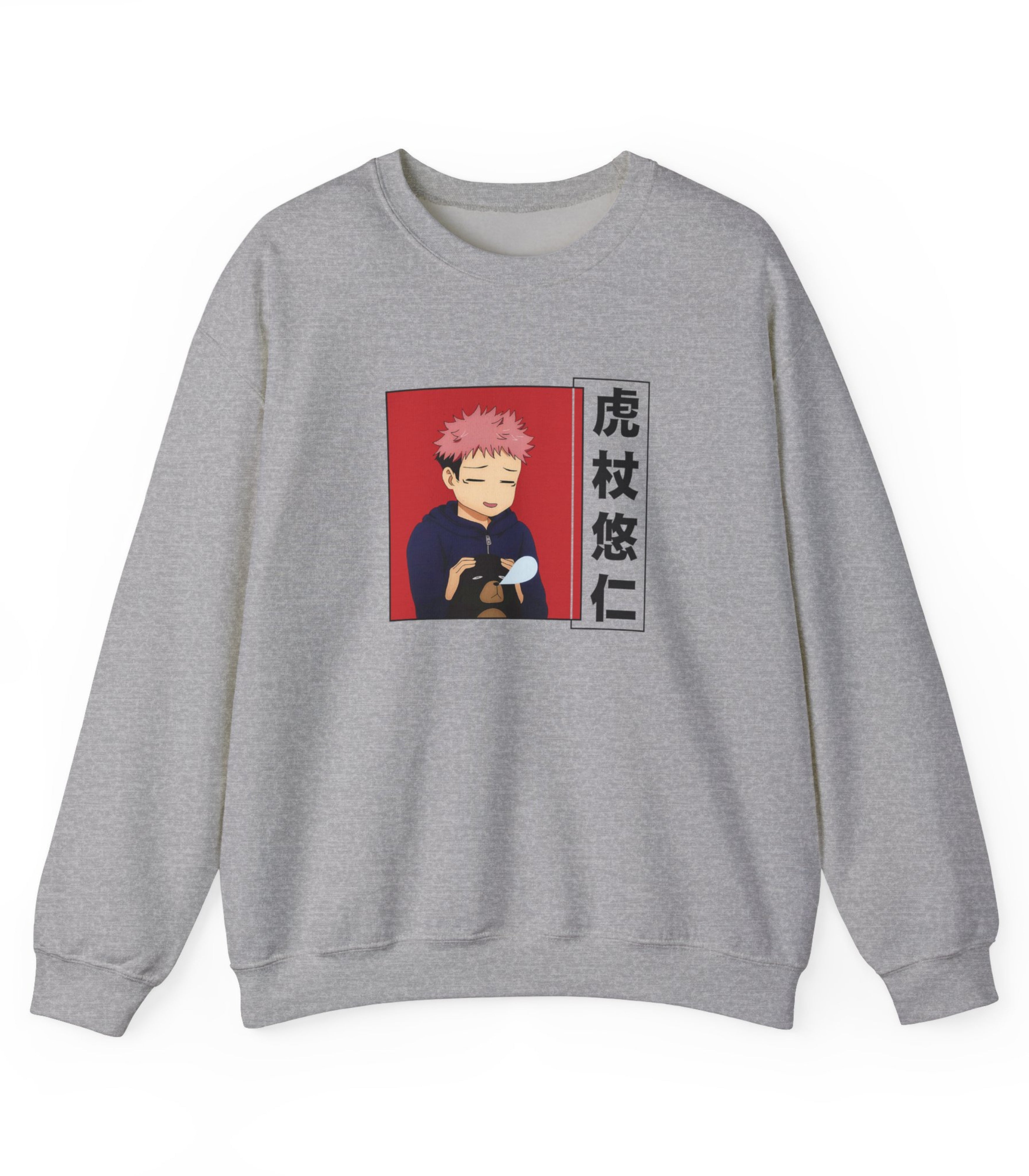 Yuuji with Tsukamoto Bear Sweatshirt