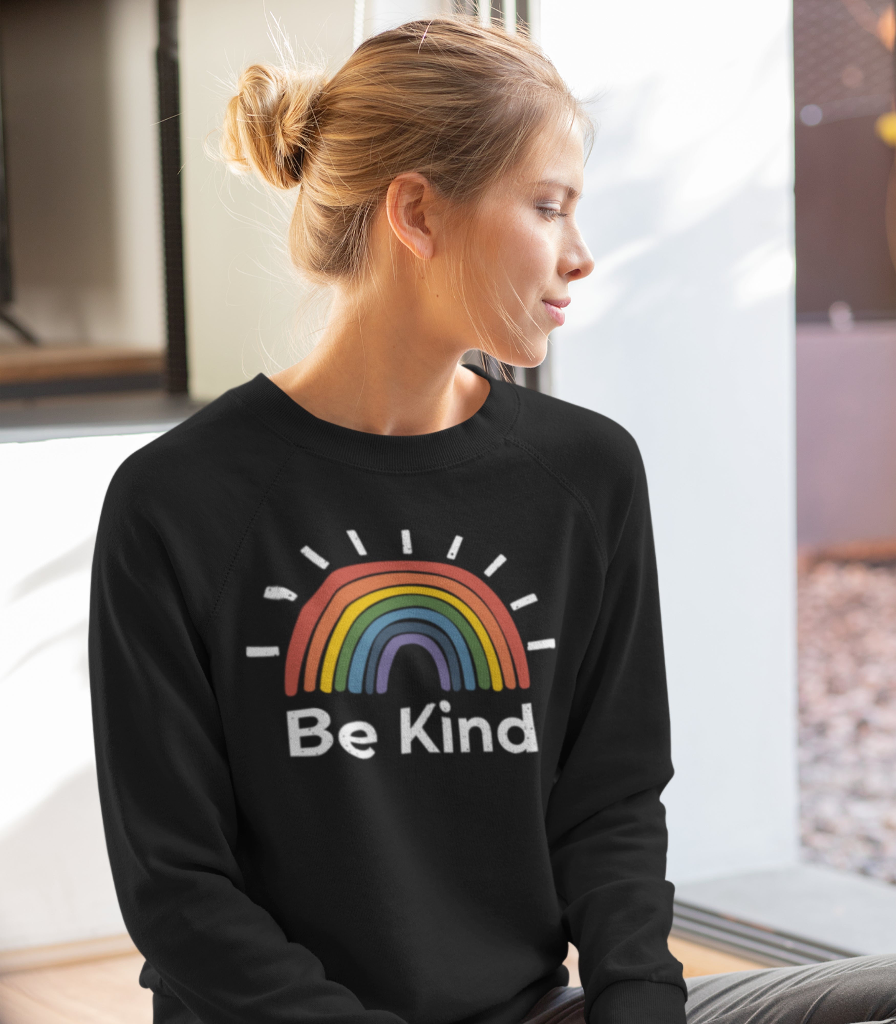 Be Kind Rainbow Sweatshirt