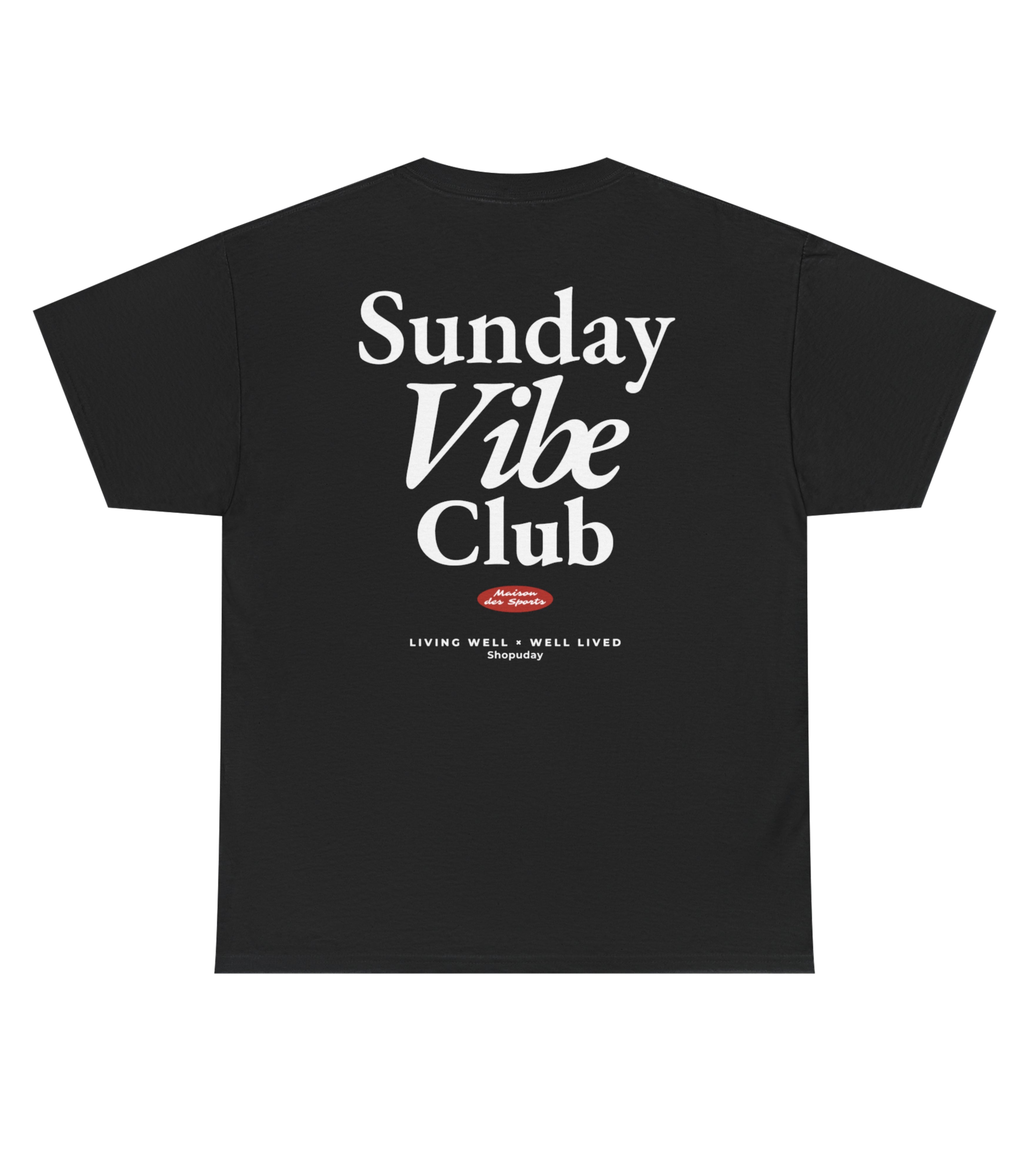 Sunday Fun Club T-Shirt — Designed for slow days and soft landings.