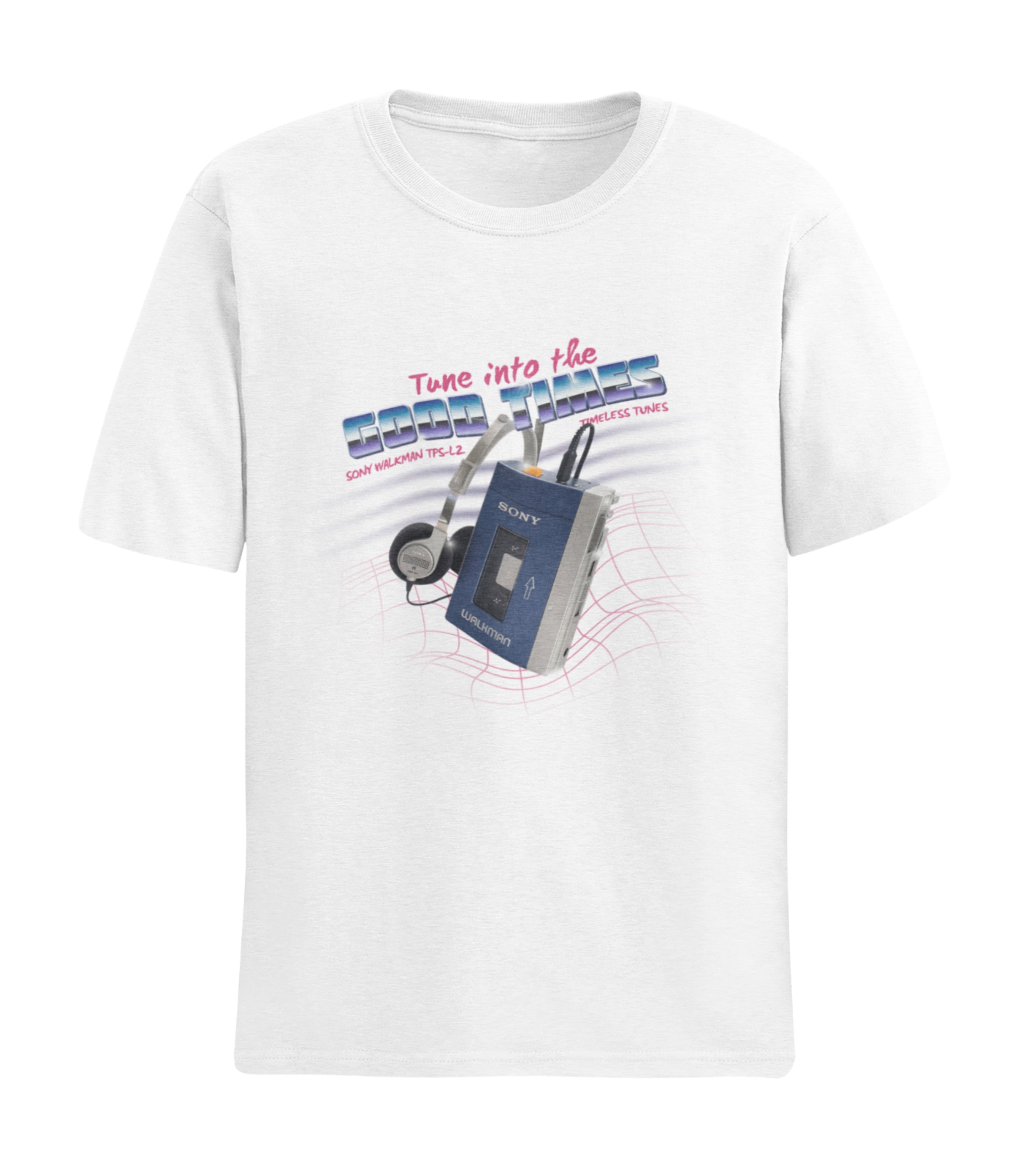 Retro Walkman Tune Into The Good Times T-Shirt