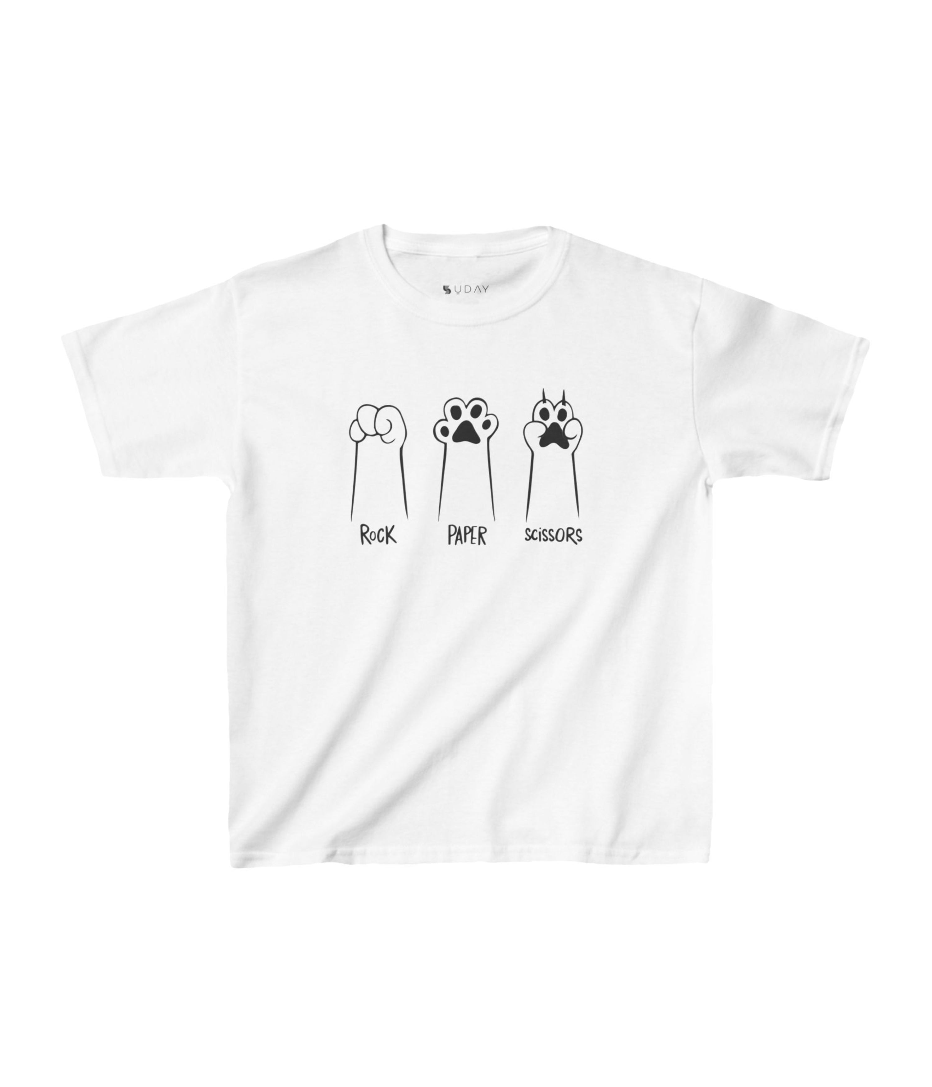 Cat Paws Mono Kids Tee