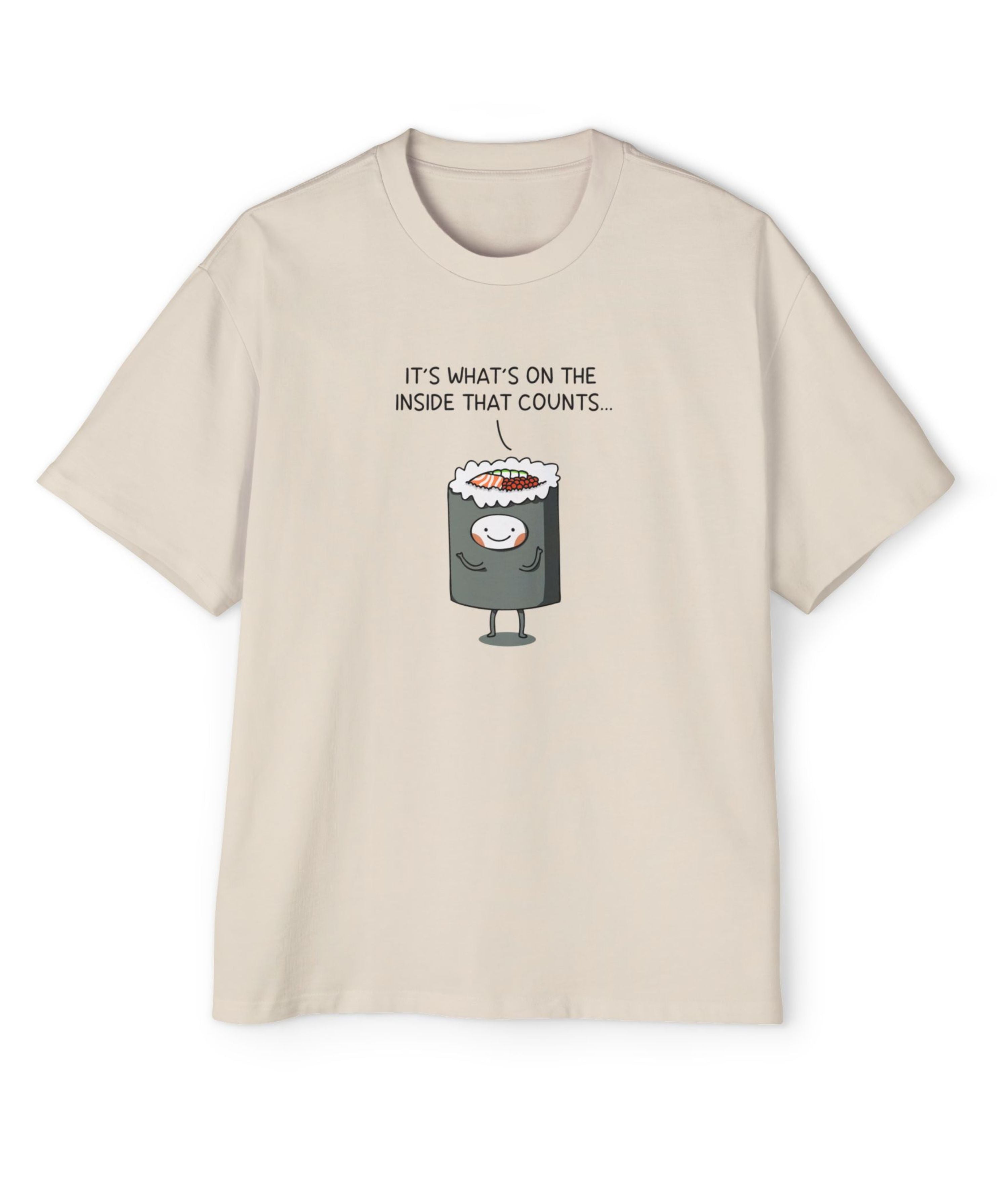 It's What's On The Inside That Counts Men's Oversized Tee