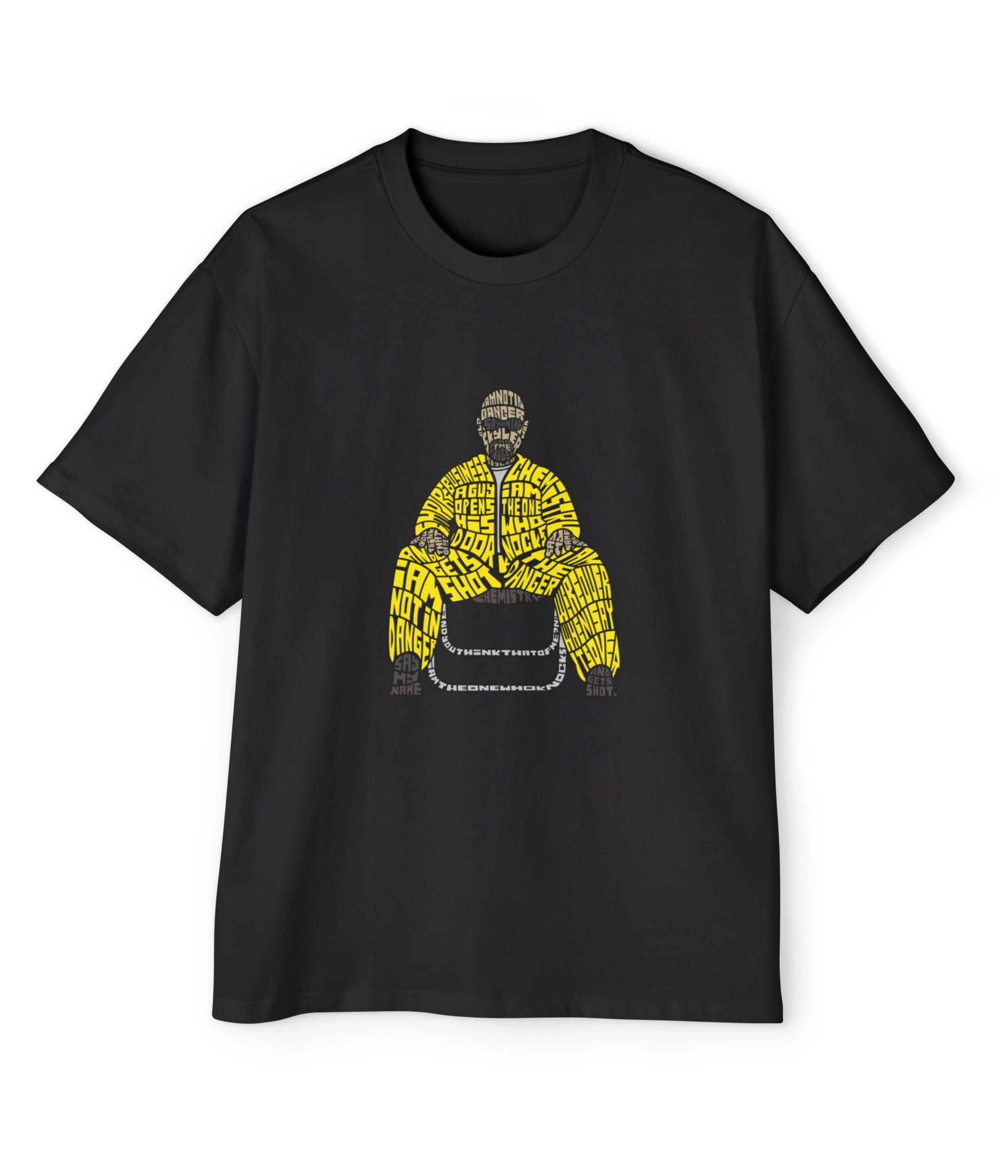 I Am the Danger Breaking Bad Typography Men's Oversized Tee