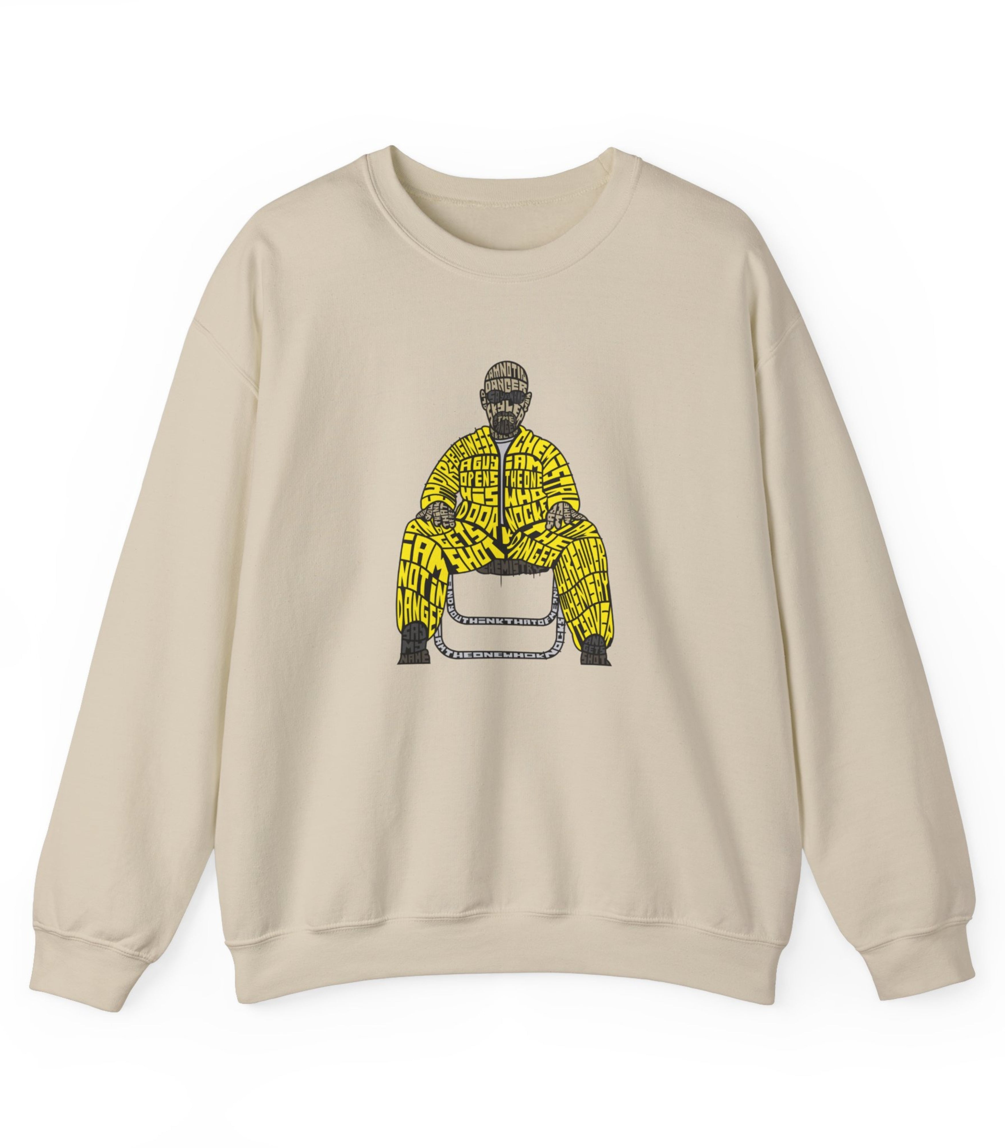 I Am The Danger Breaking Bad Typography Sweatshirt