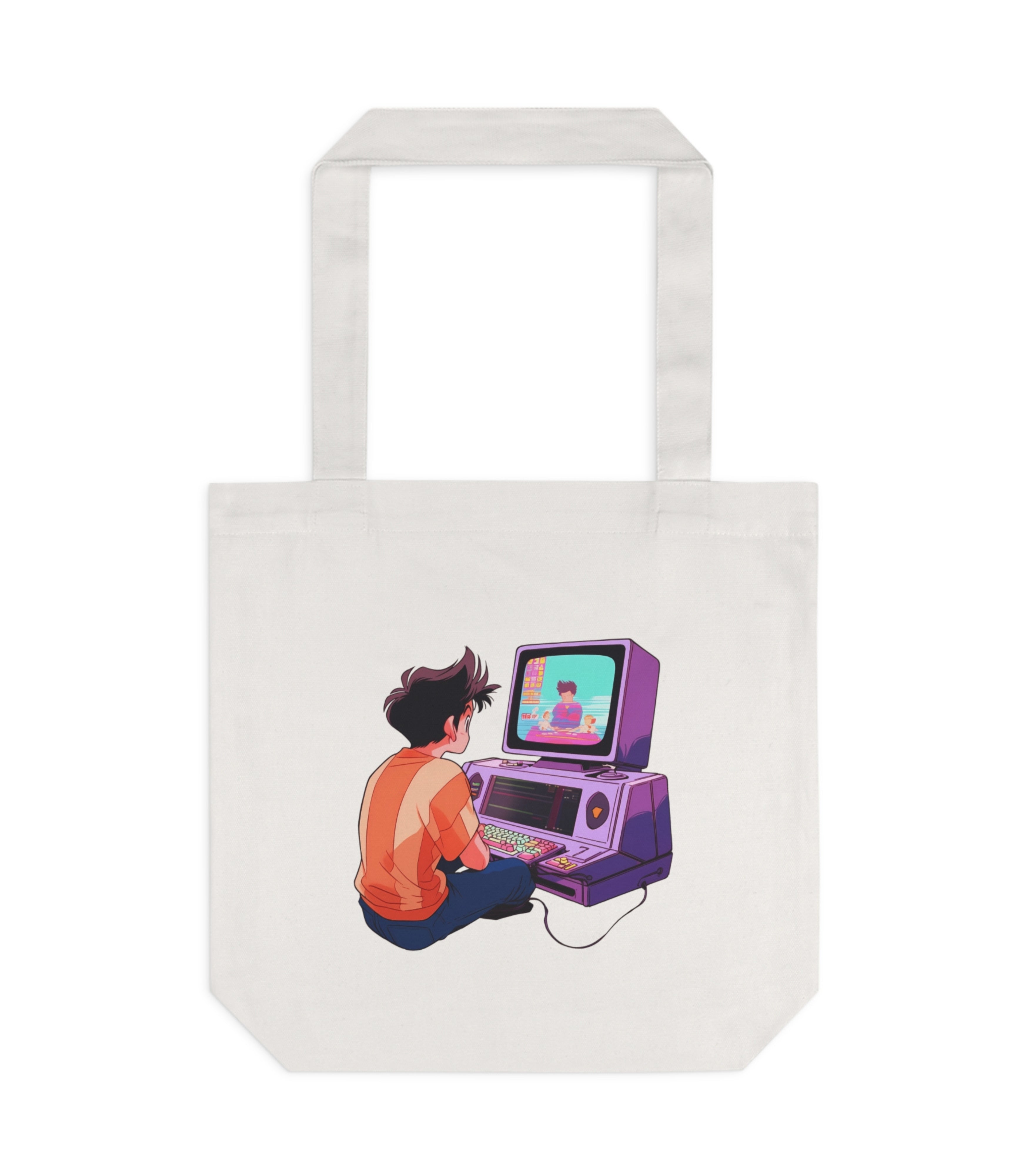 Retro Anime Tote Bag