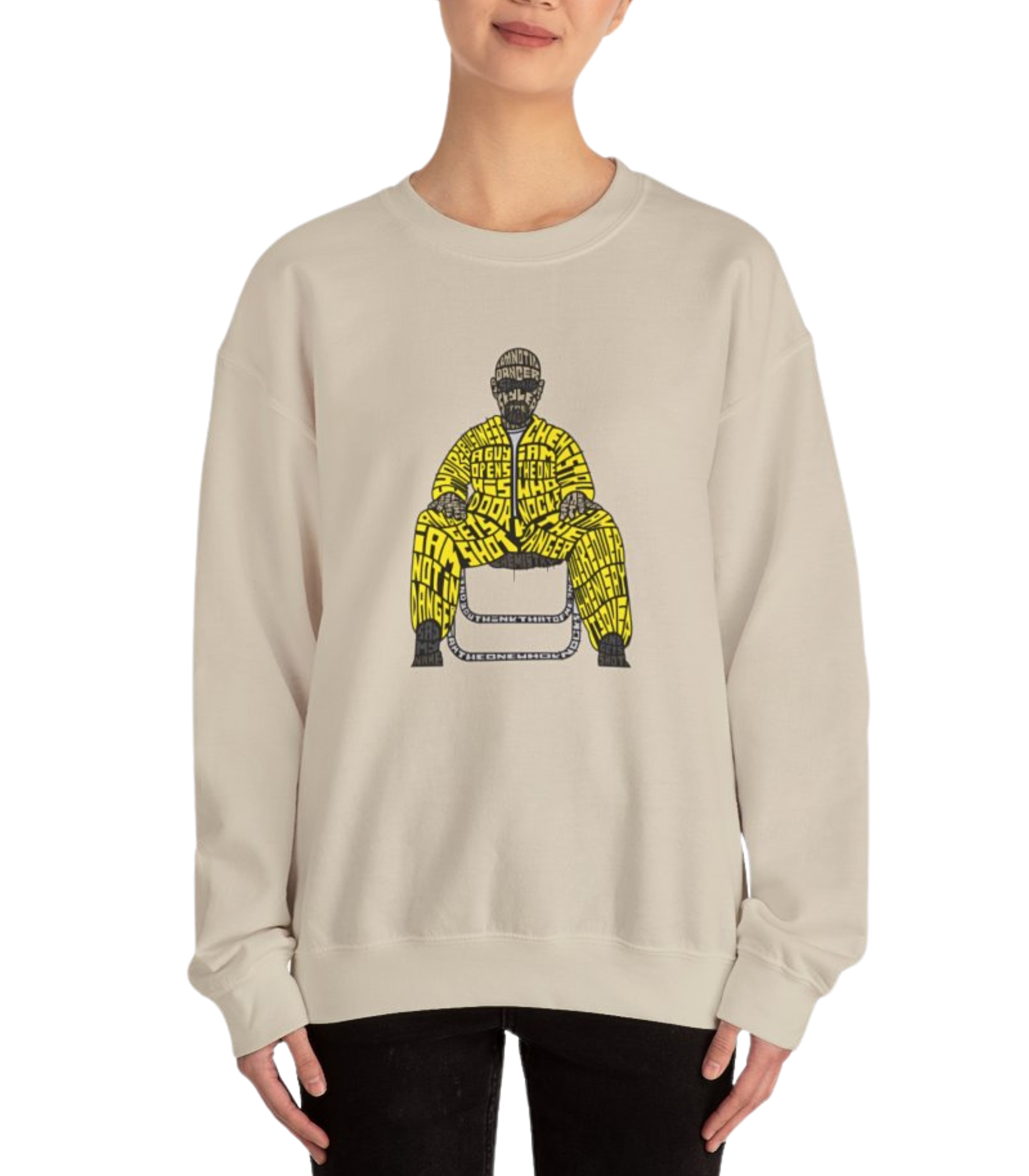I Am The Danger Breaking Bad Typography Sweatshirt