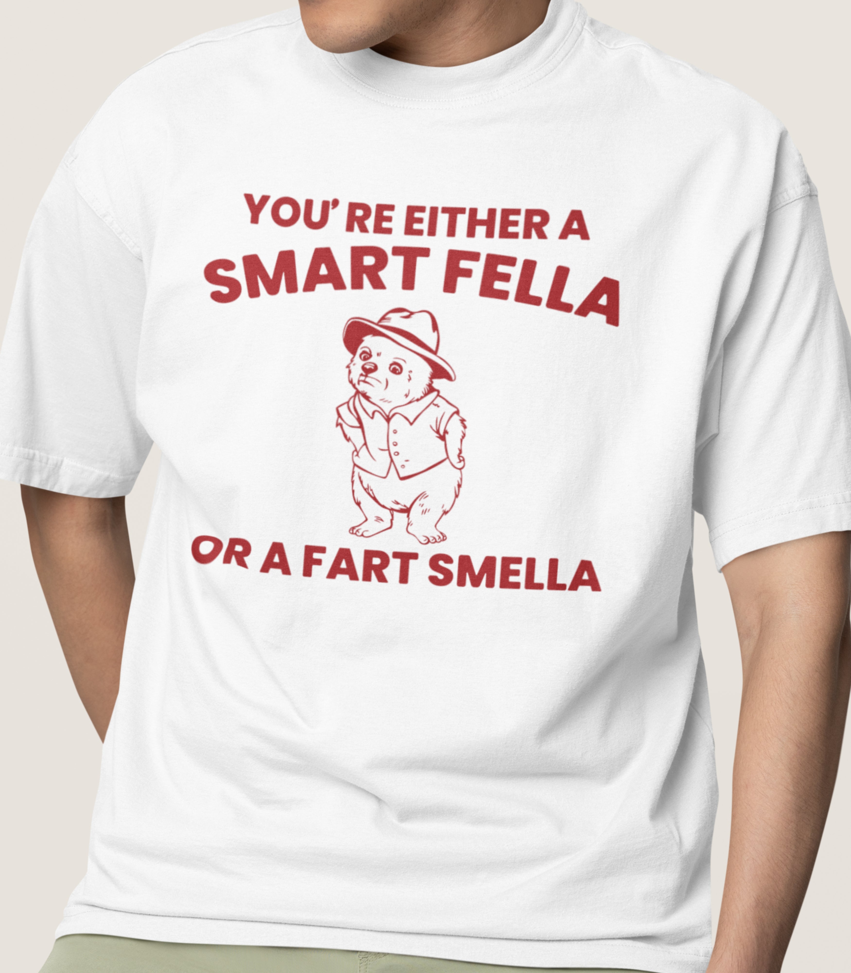 You Are Either A Smart Fella Or A Fart Smella T-Shirt