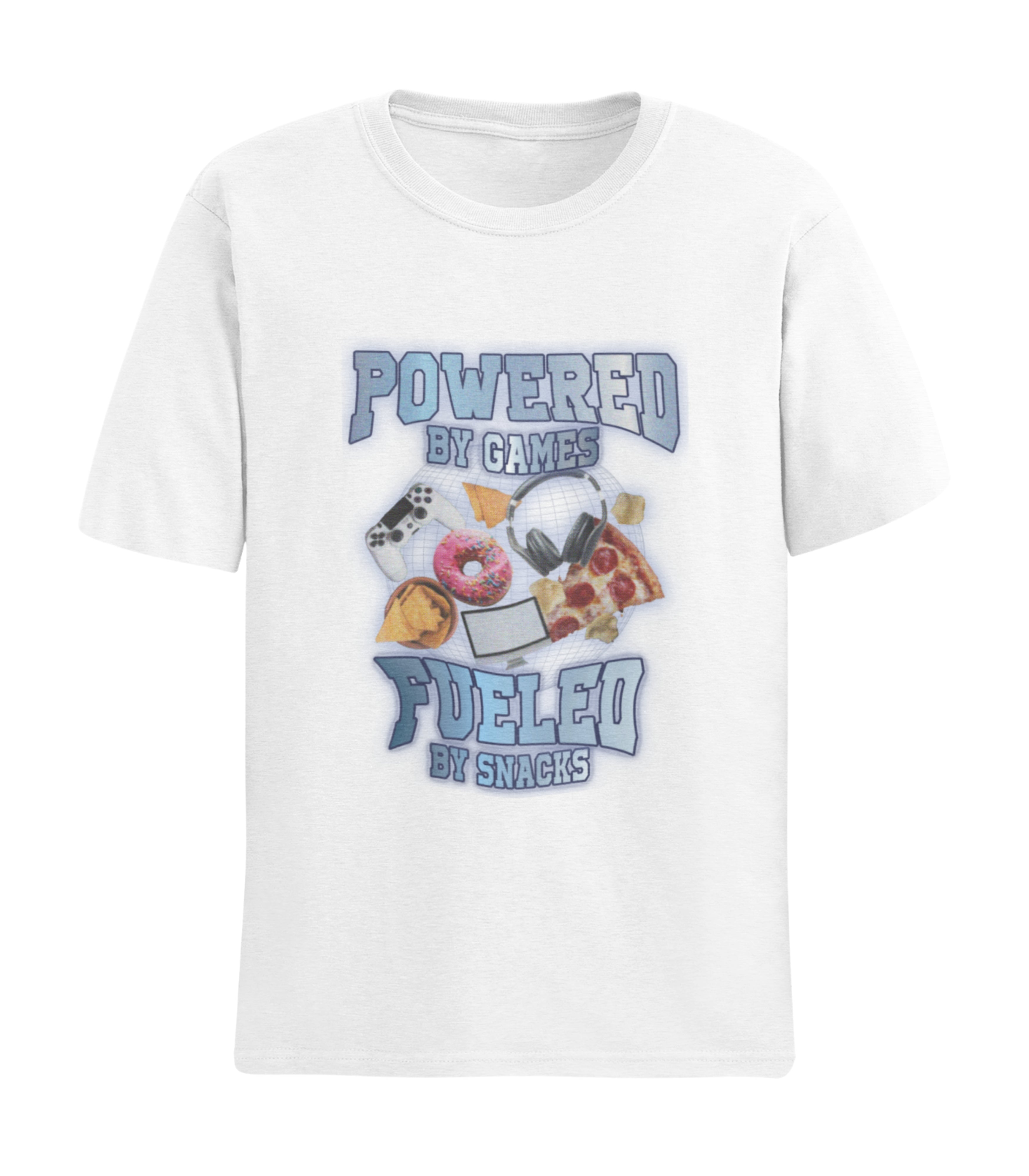 Powered By Games Fueled By Snacks T-Shirt