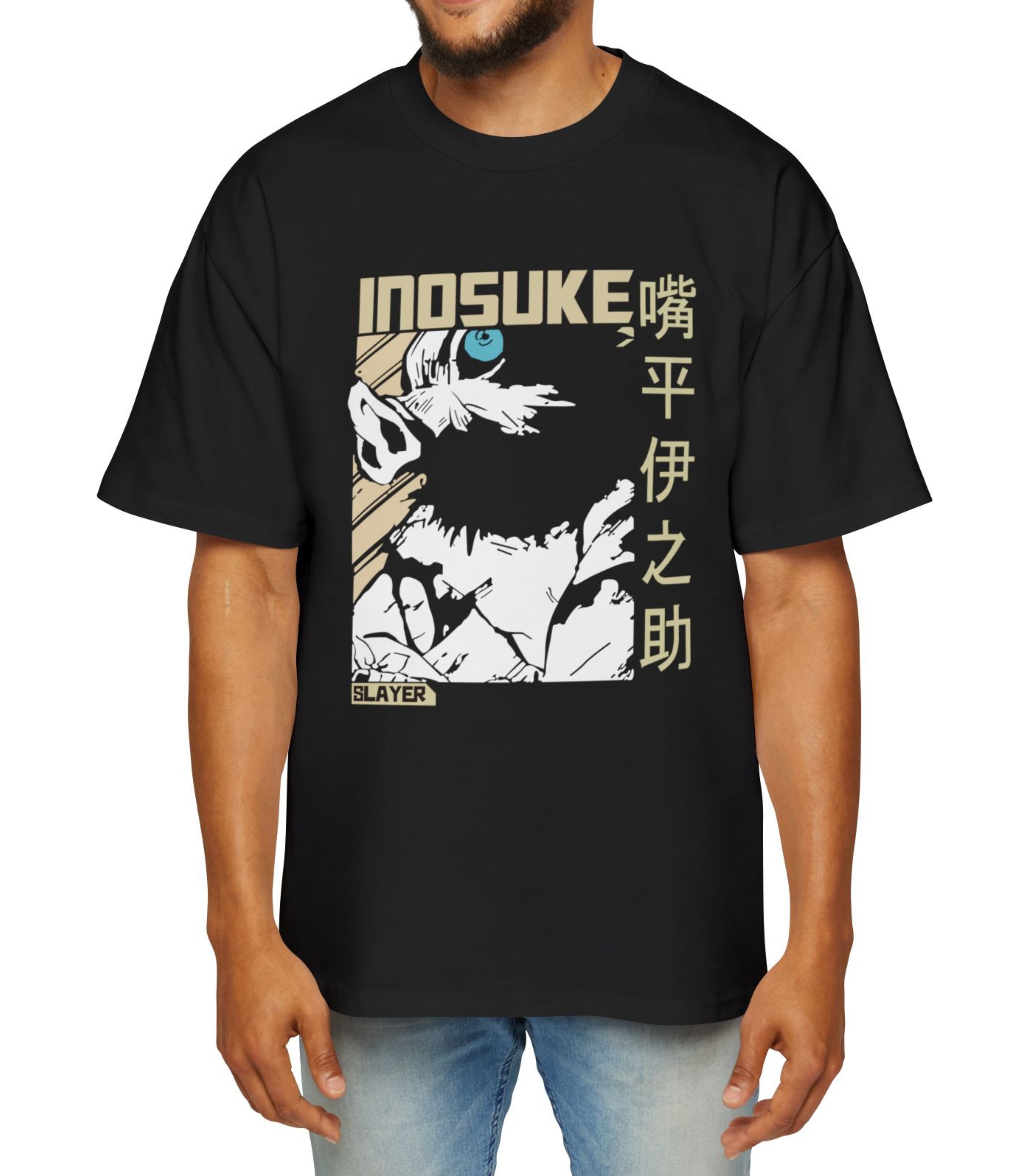 Inosuke Slayer Men's Oversized Tee