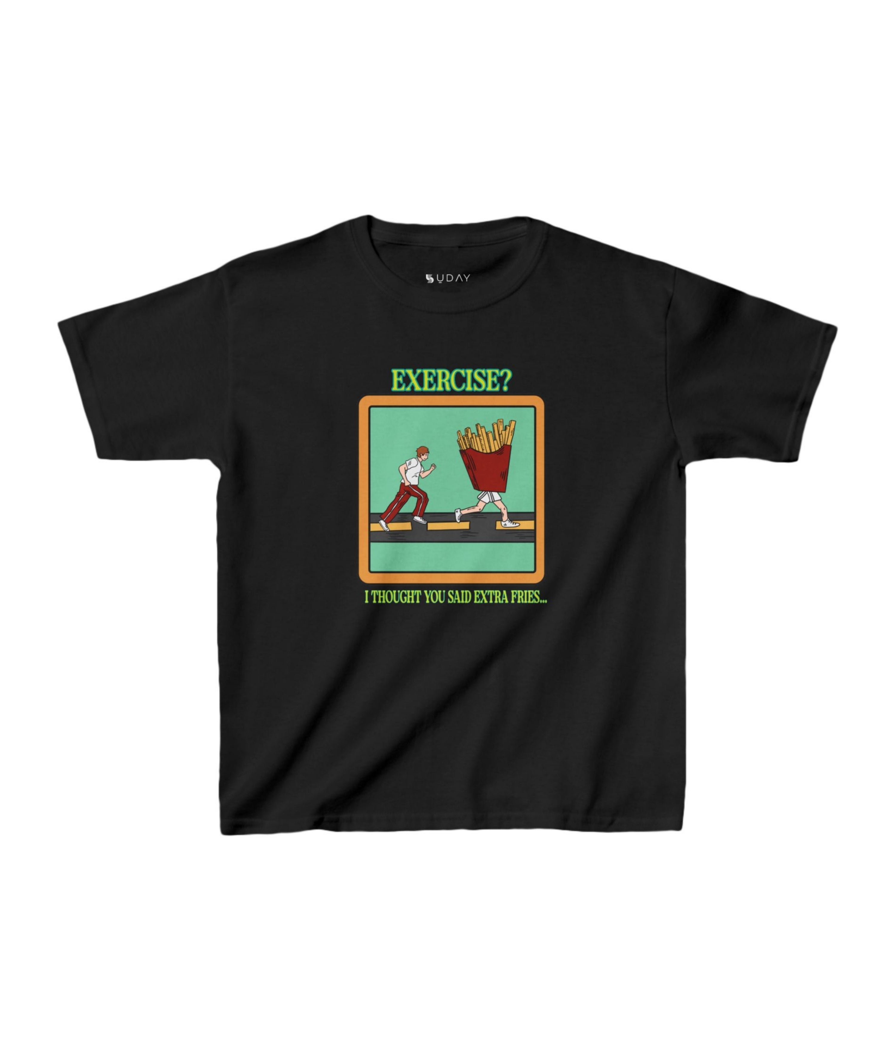 Exercise I Thought You Said Extra Fries Kids Tee