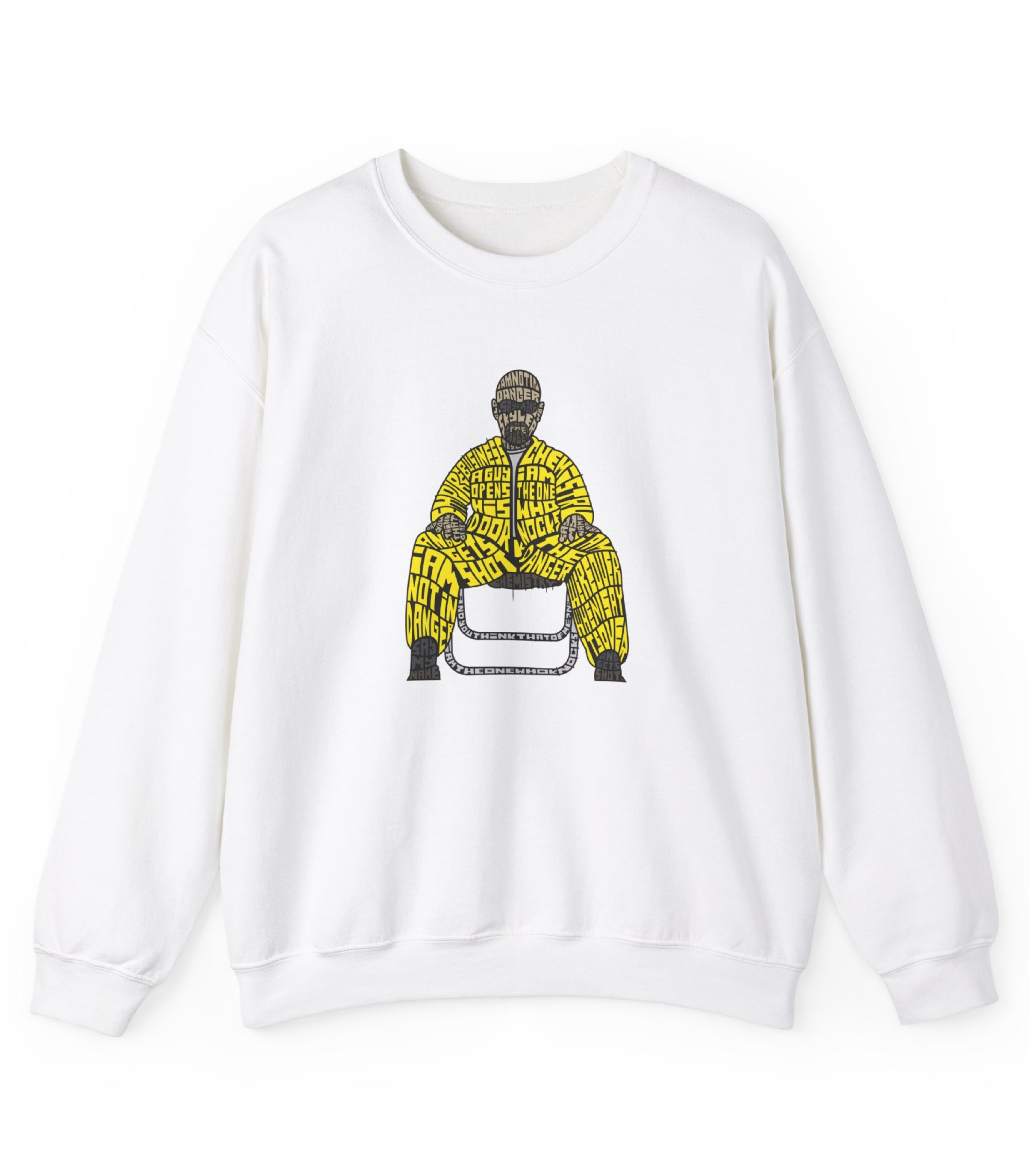I Am The Danger Breaking Bad Typography Sweatshirt