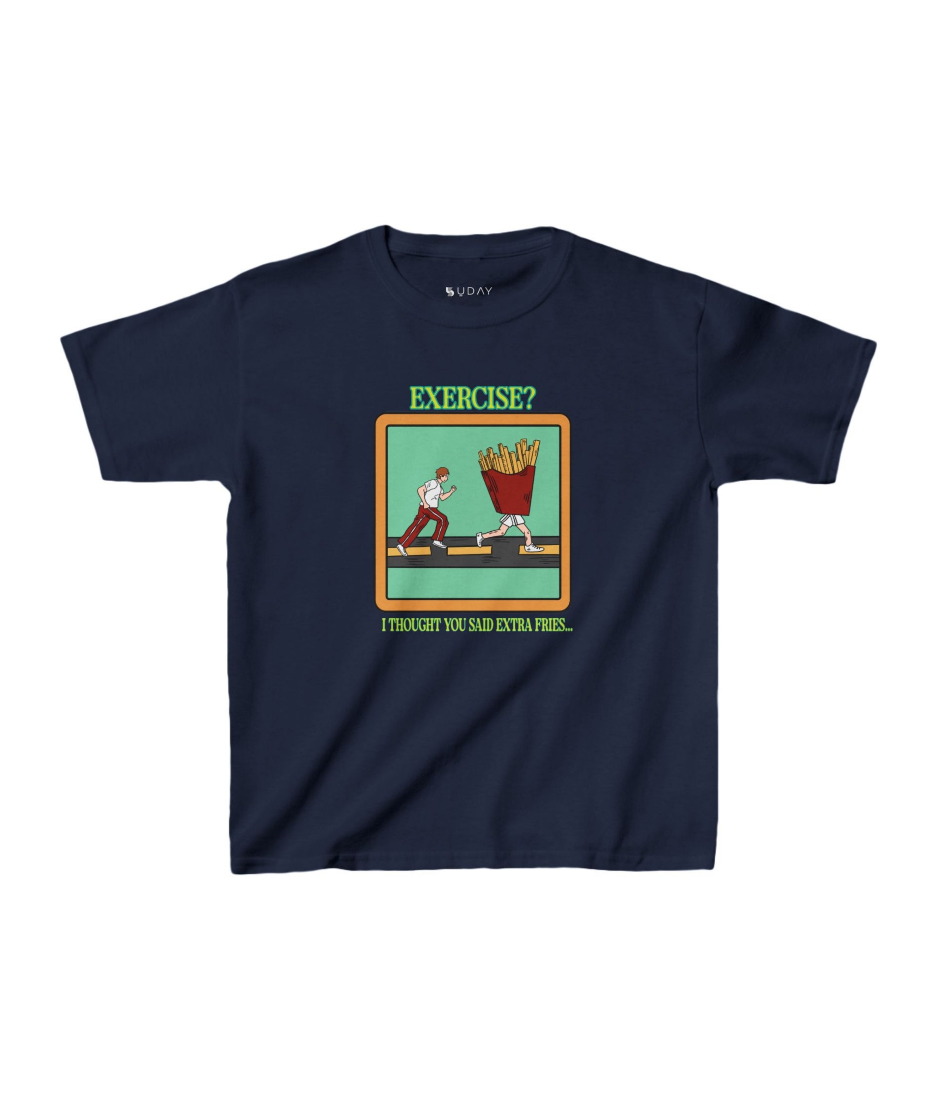 Exercise I Thought You Said Extra Fries Kids Tee