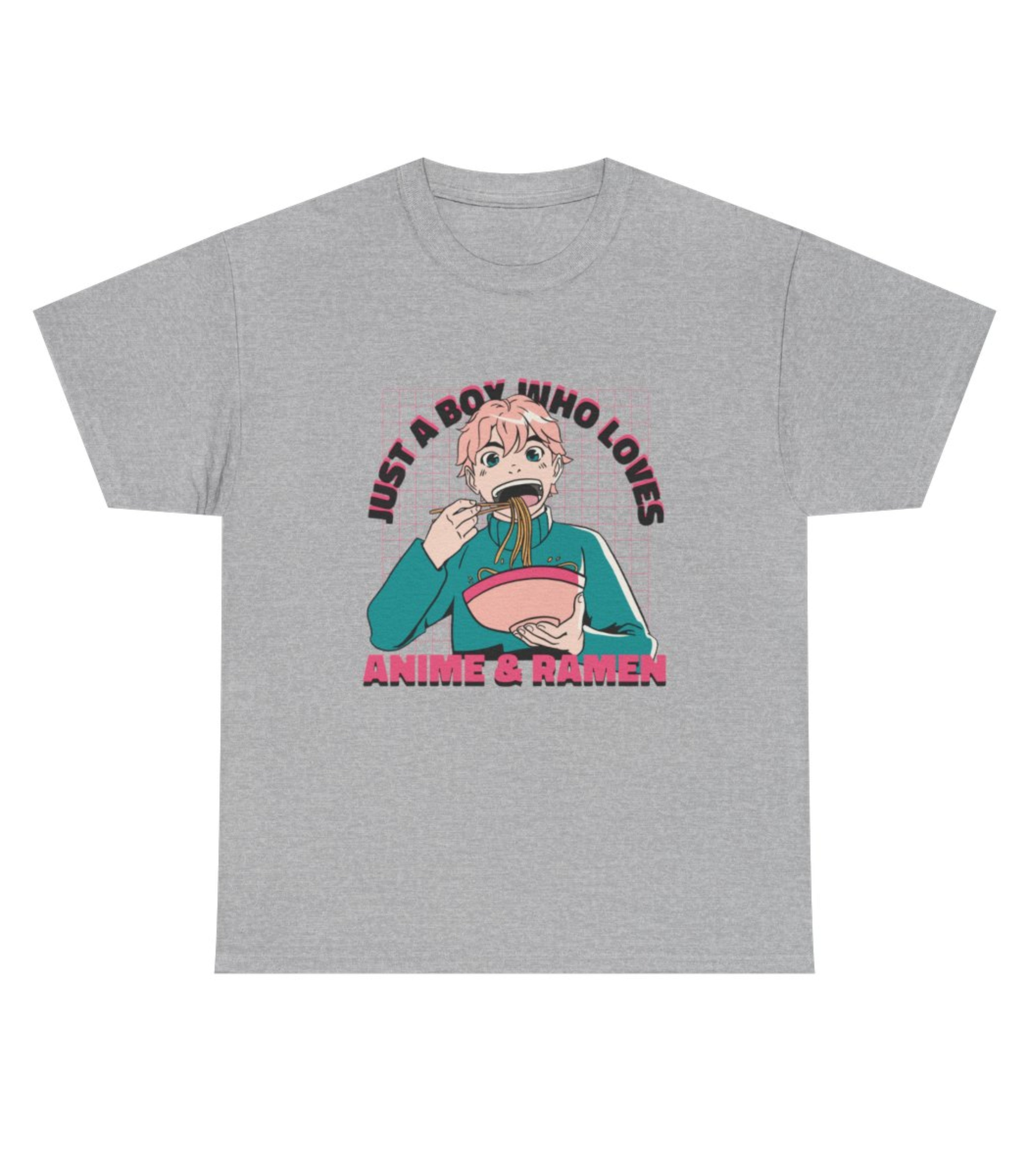 Just A Boy Who loves Anime And Ramen T-Shirt