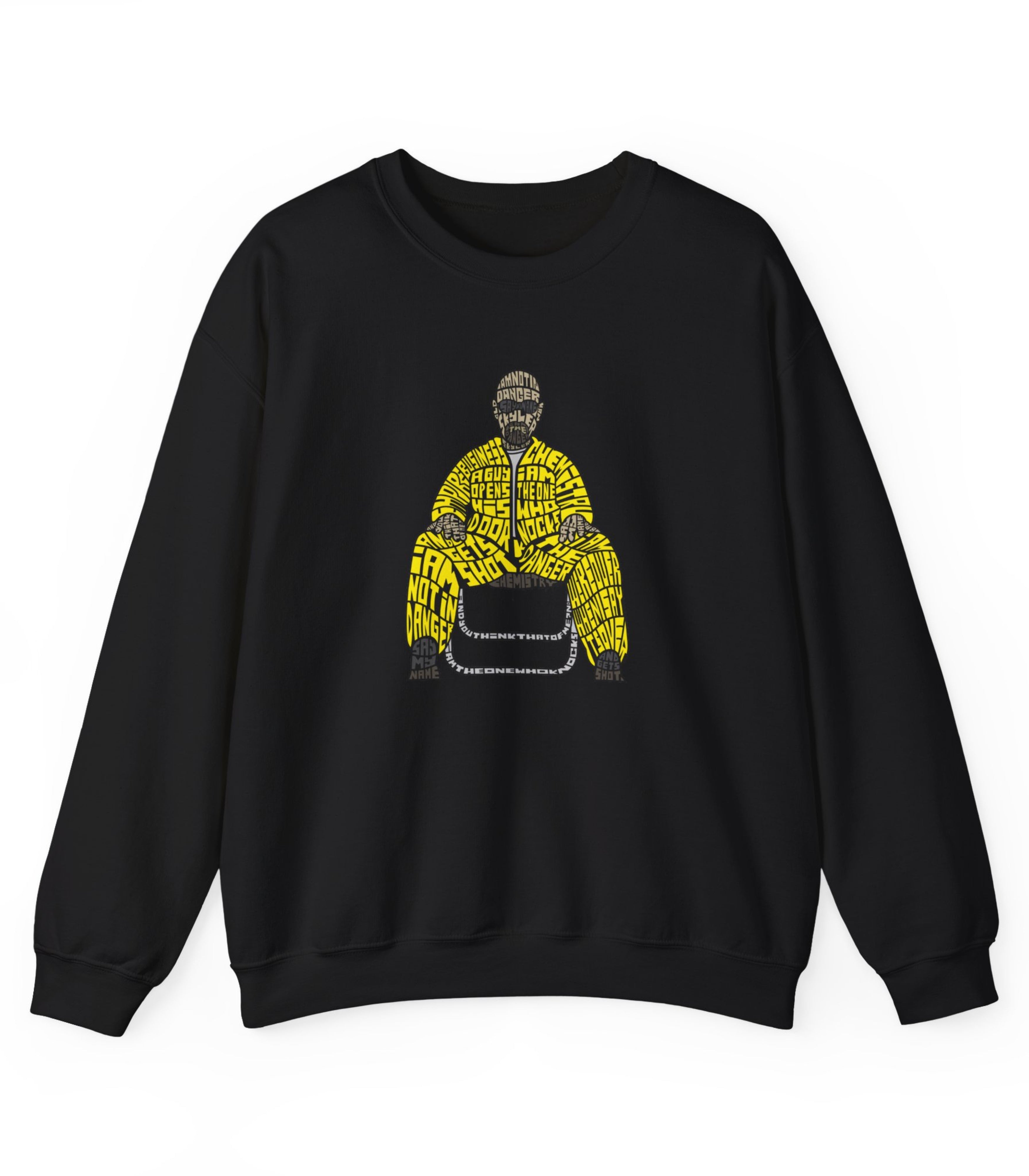 I Am The Danger Breaking Bad Typography Sweatshirt