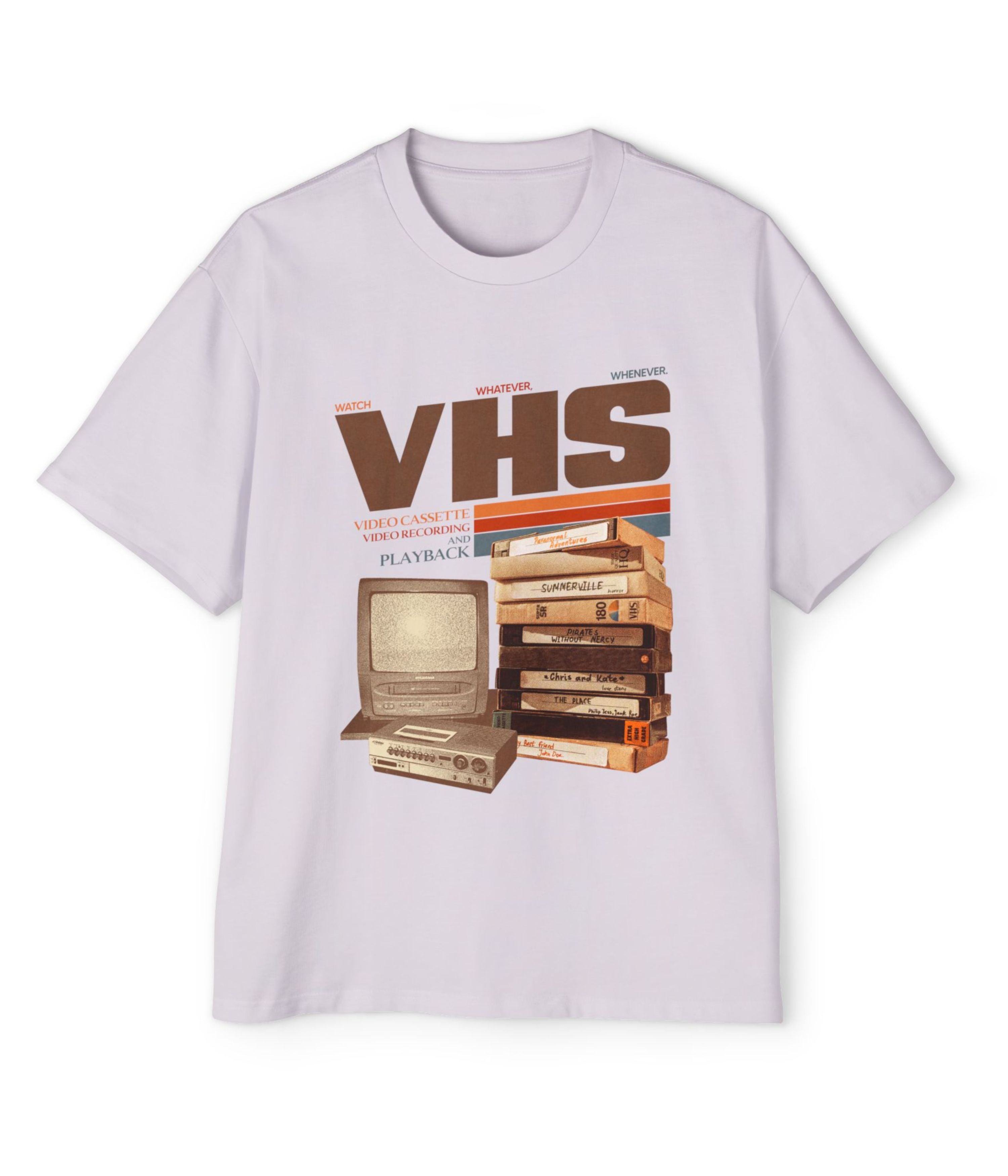 Vintage VHS tapes Oversized Tee