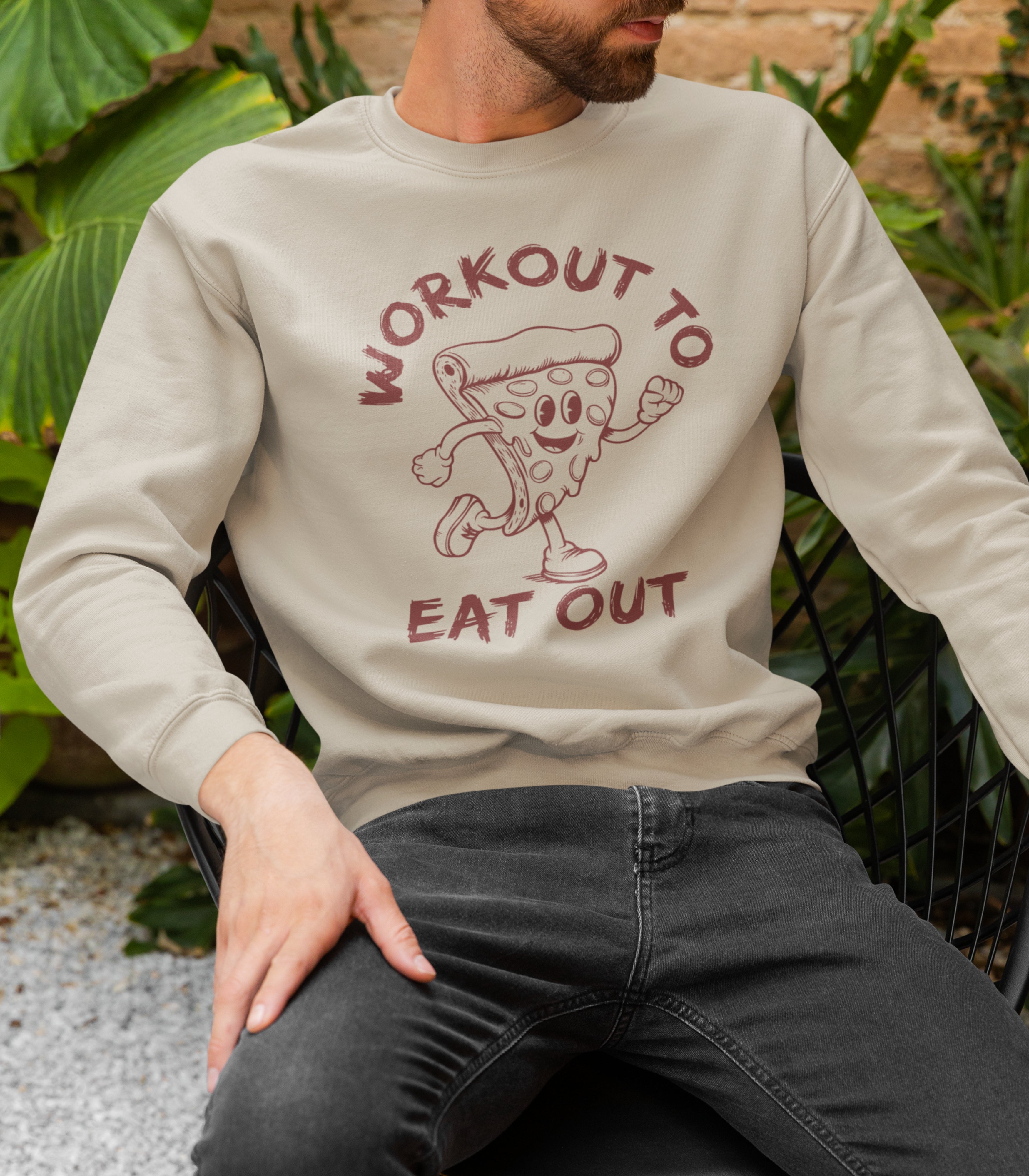 Workout To Eat Out Sweatshirt