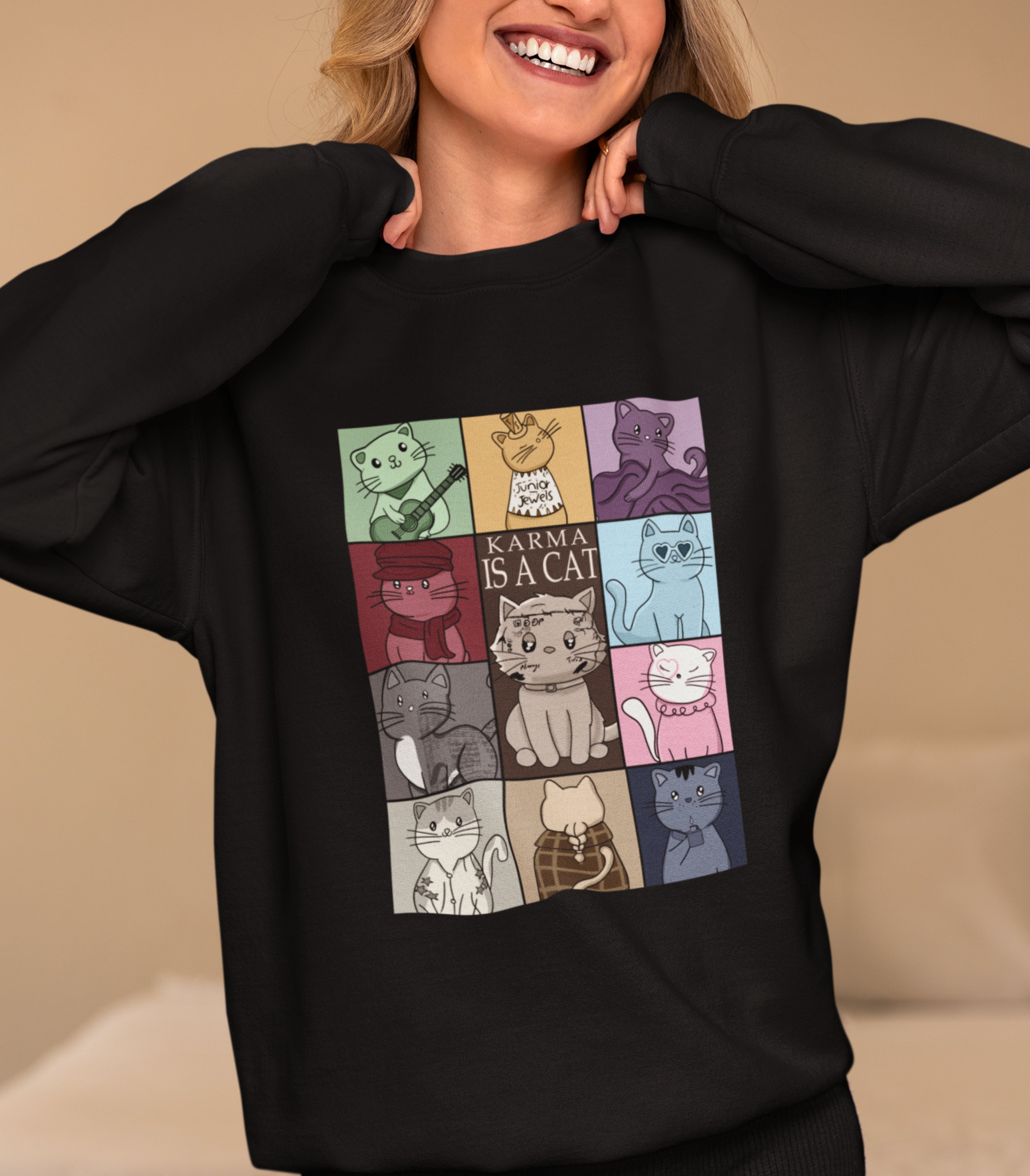 Karma Is A Cat Sweatshirt