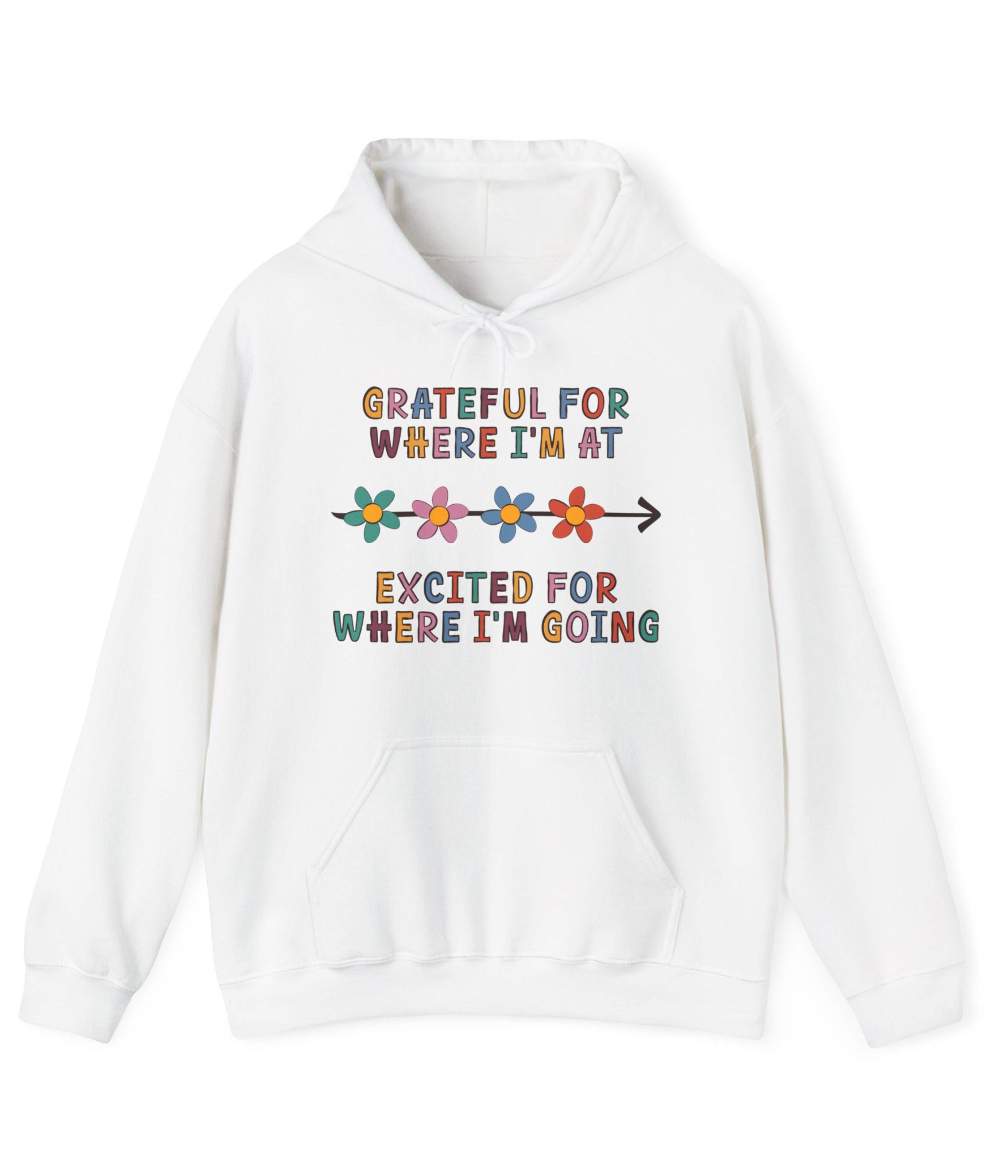 Grateful For Where I'm At, Excited For Where I'm Going Hoodie