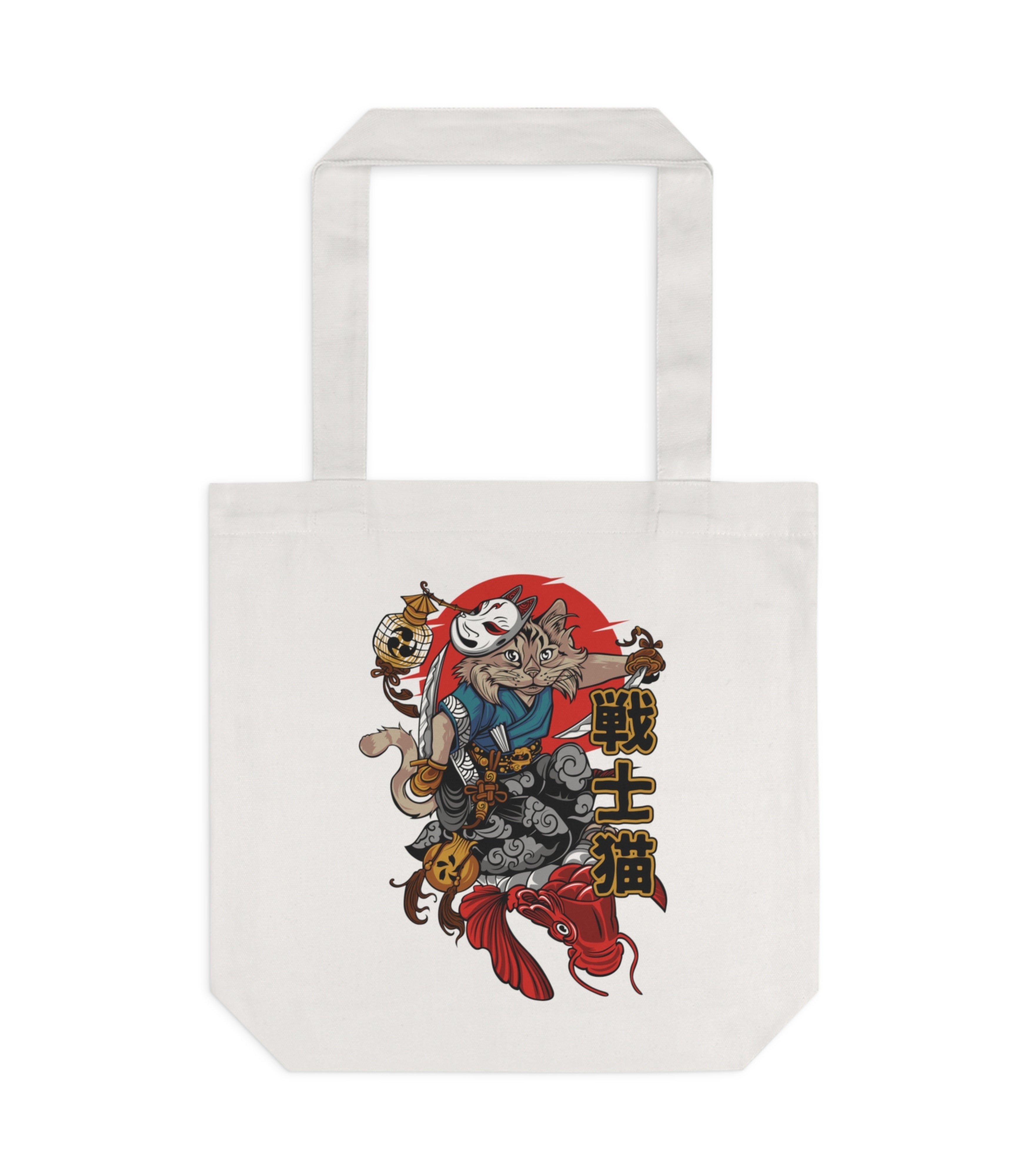 Samur-Neko Warrior Tote Bag