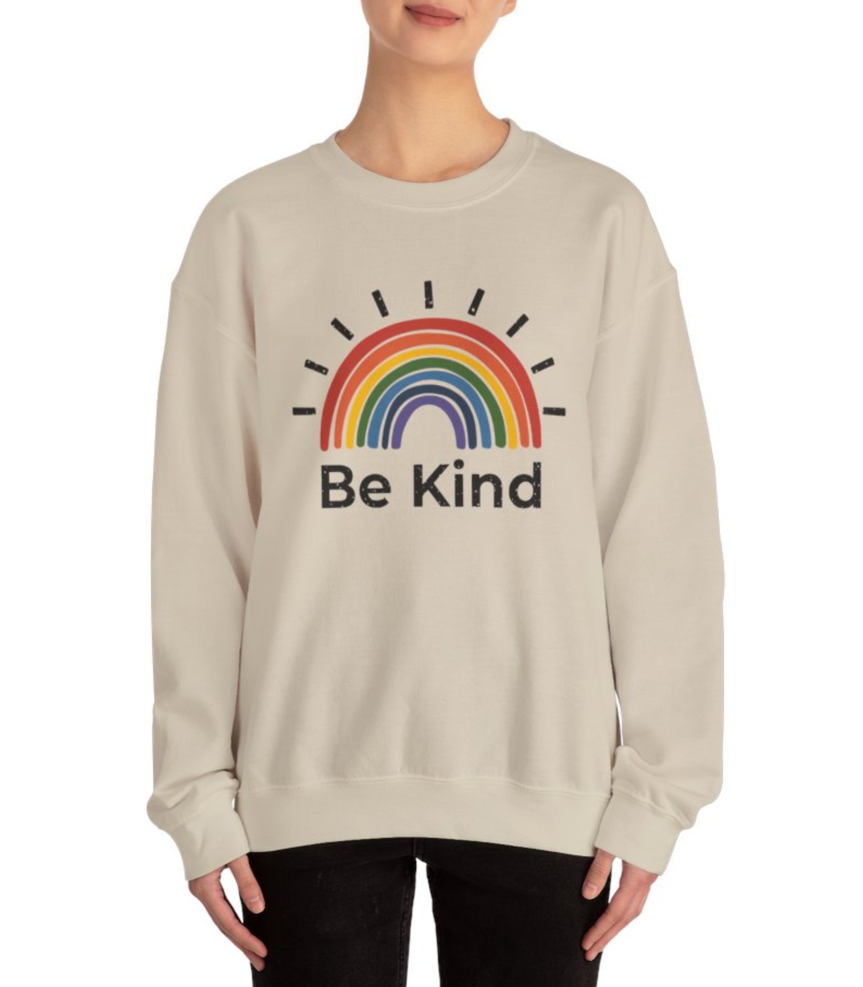 Be Kind Rainbow Sweatshirt