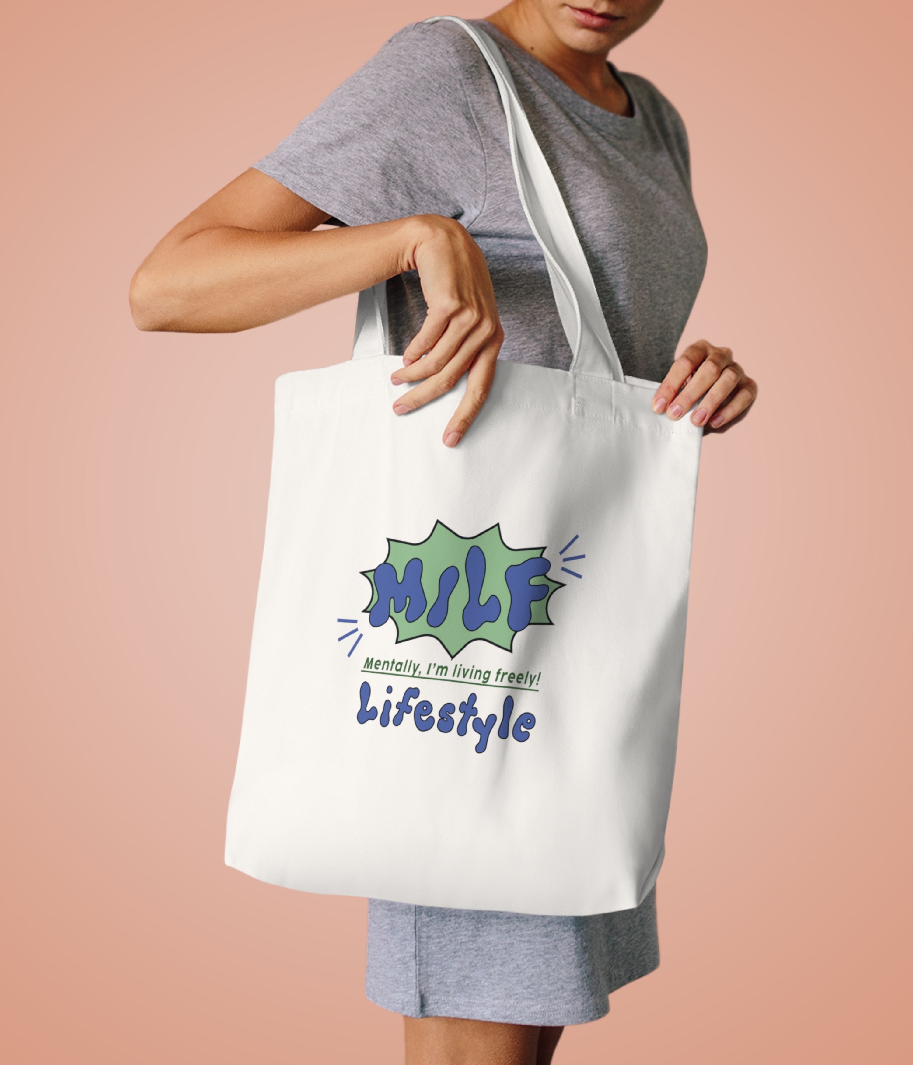 Mentally I'm Living Freely Tote Bag