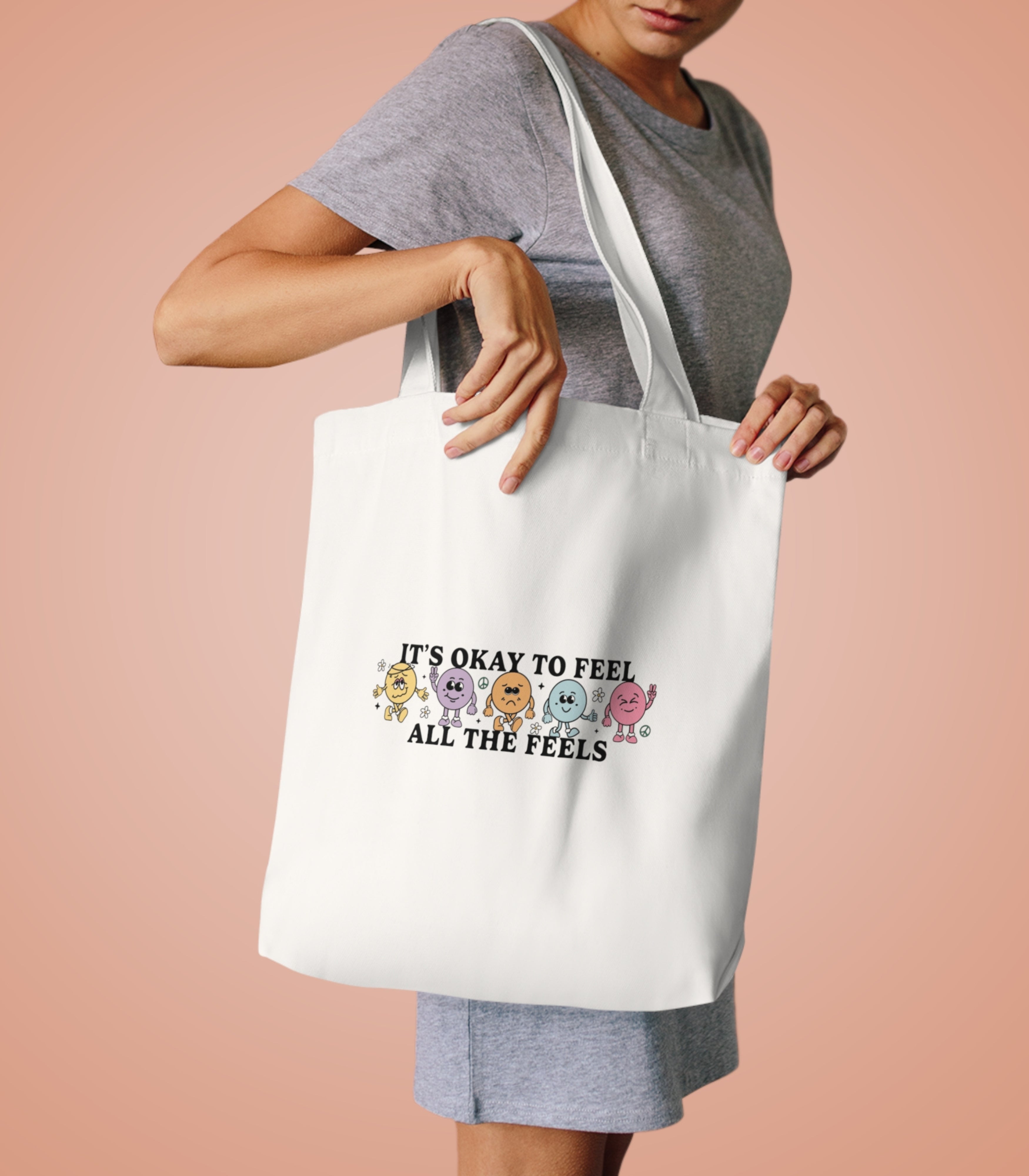It's Okay To Feel All The Feels Tote Bag