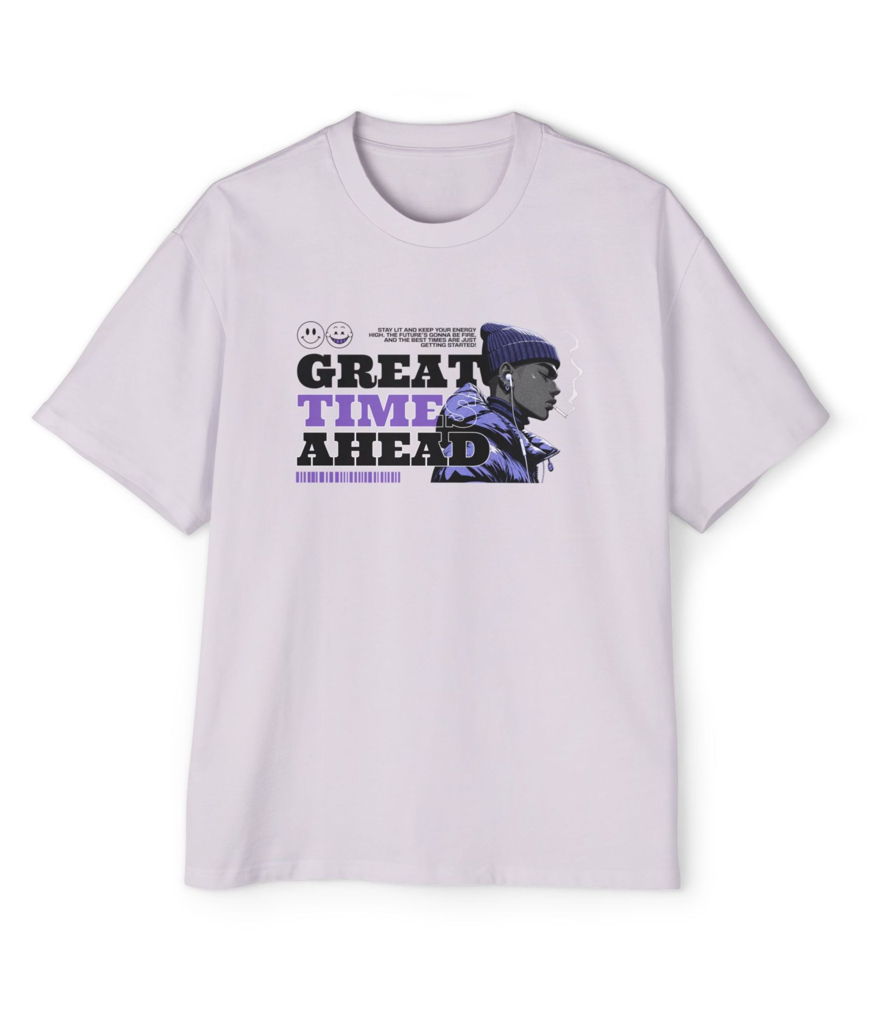 Times Ahead Men's Oversized Tee