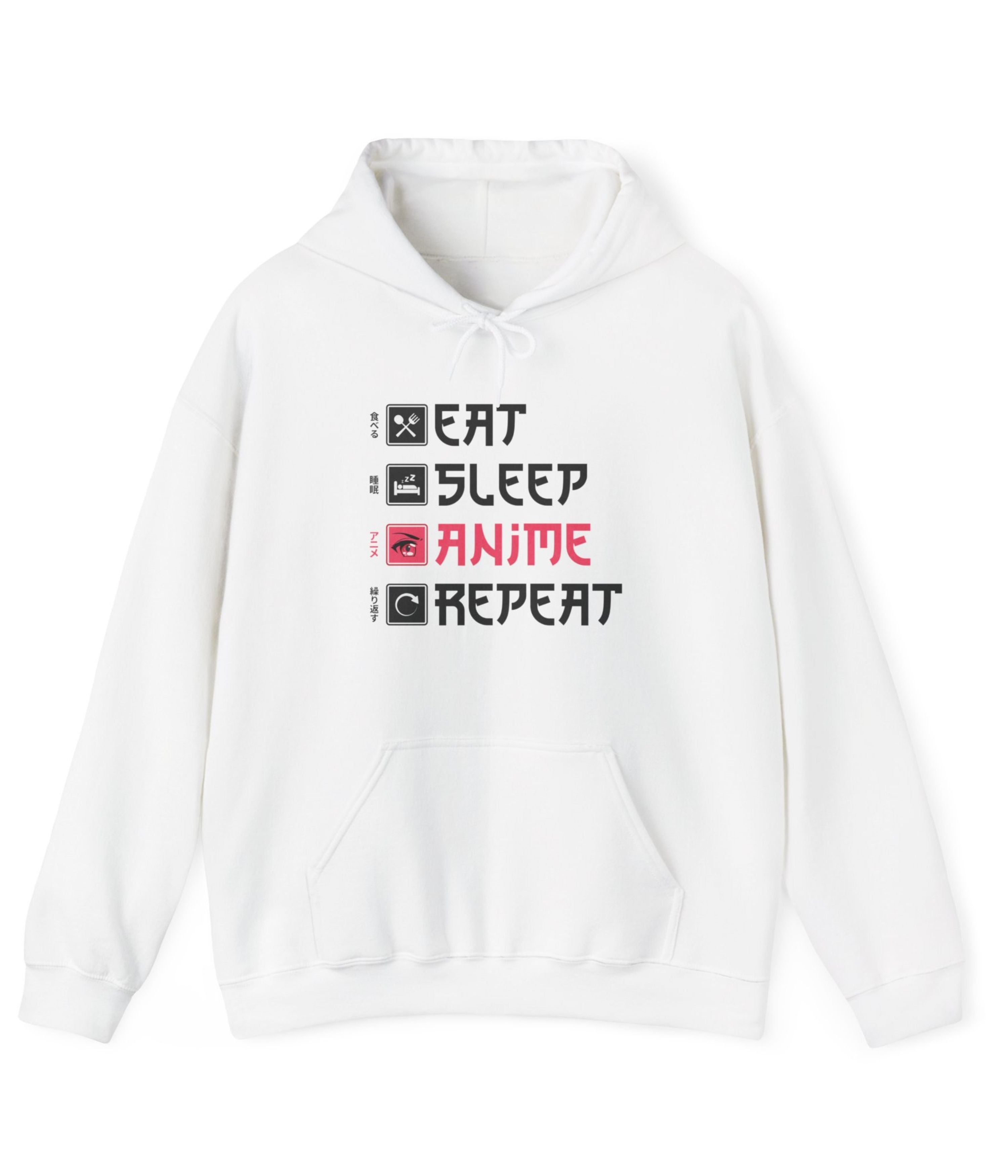 Eat Sleep Anime Repeat Hoodie