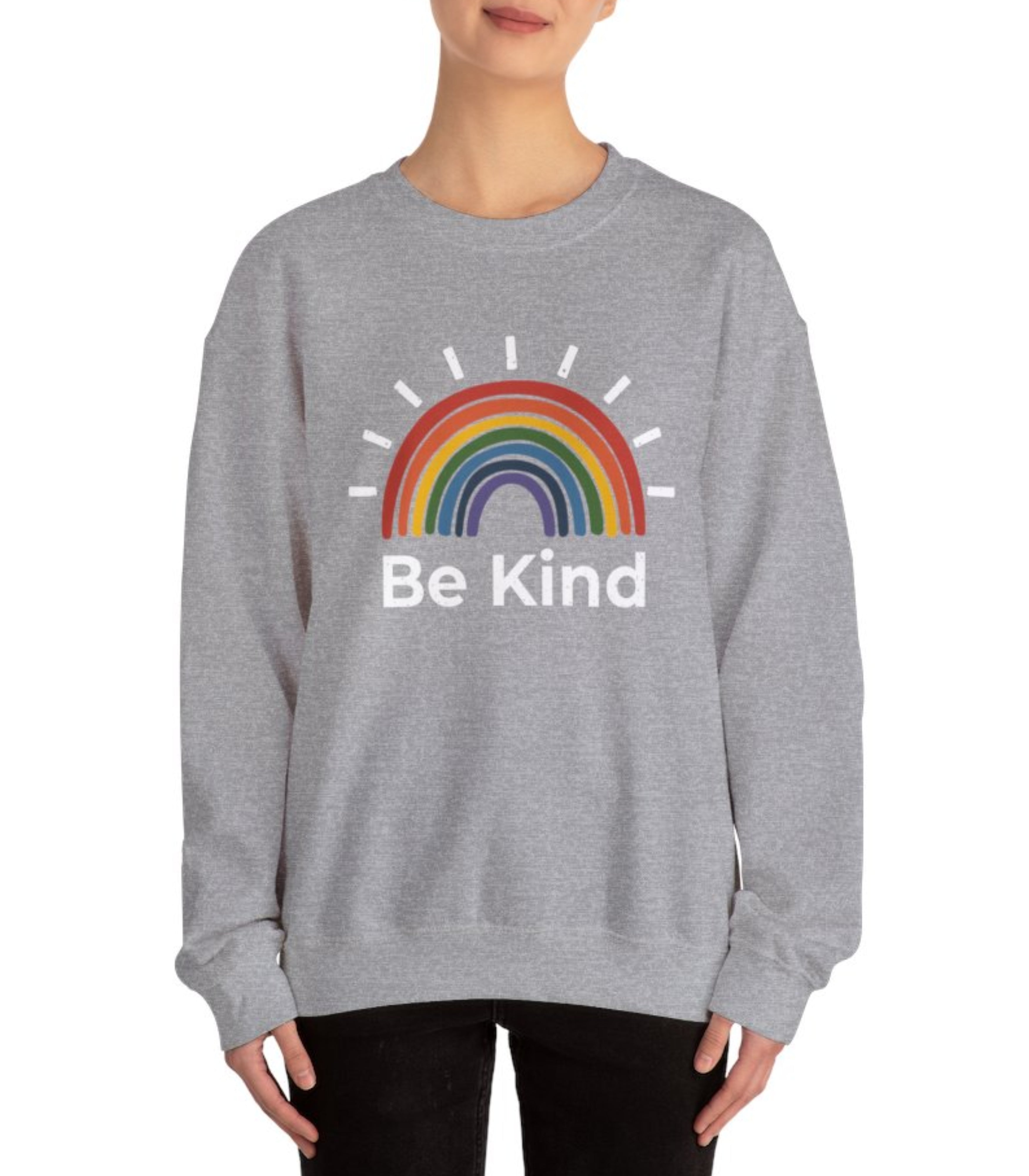 Be Kind Rainbow Sweatshirt