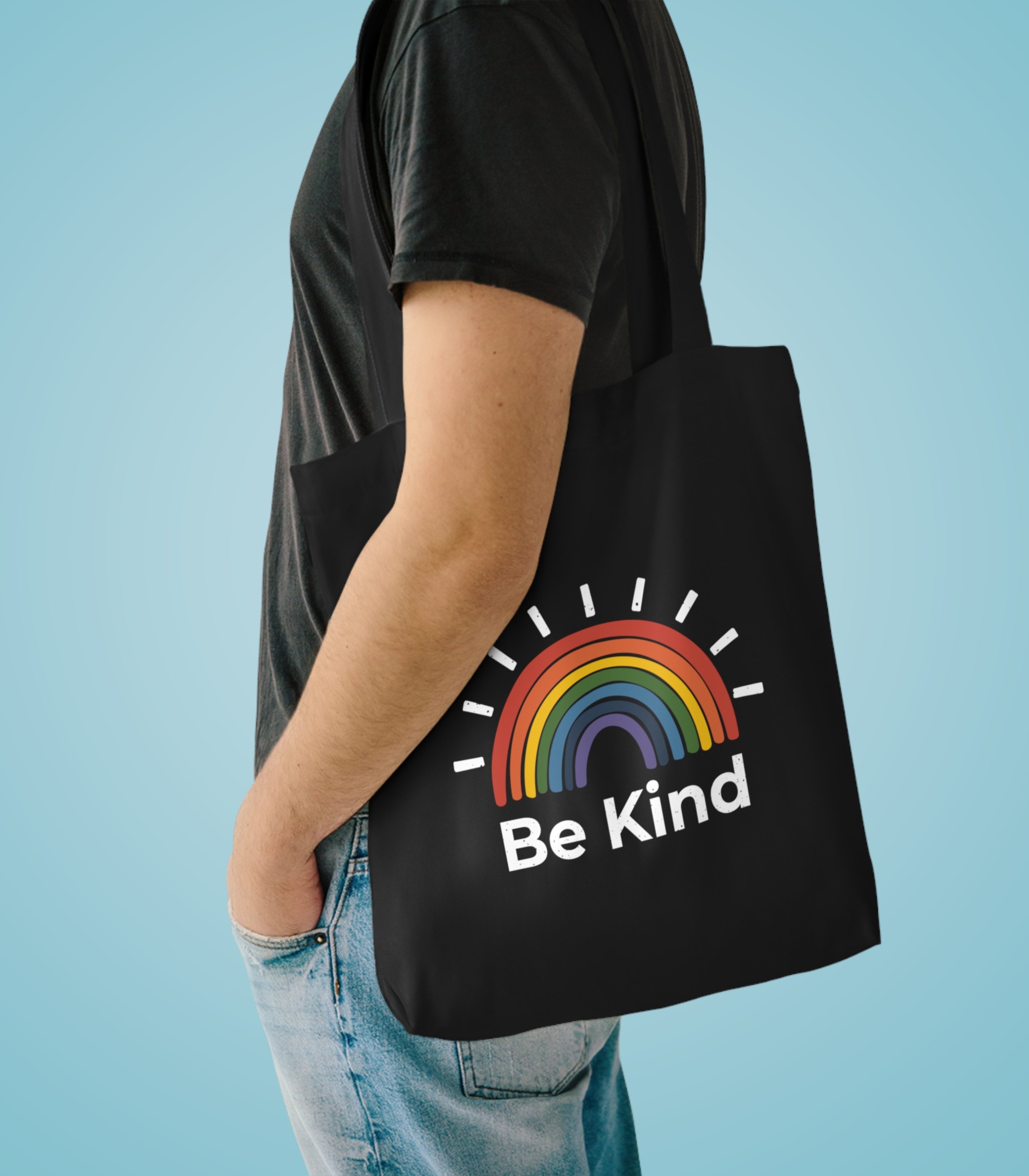 Be Kind Rainbow Tote Bag