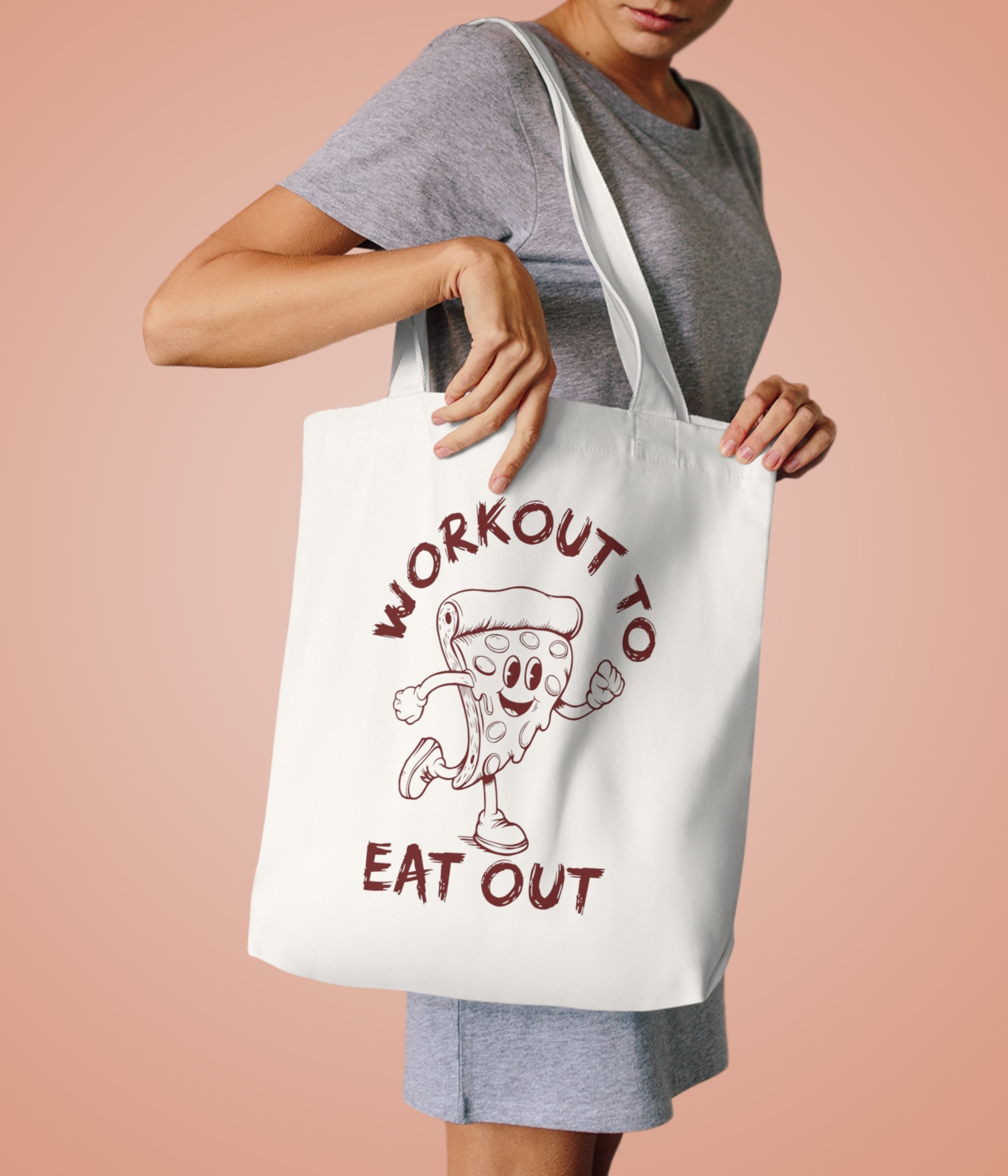 Workout To Eat Out Tote Bag