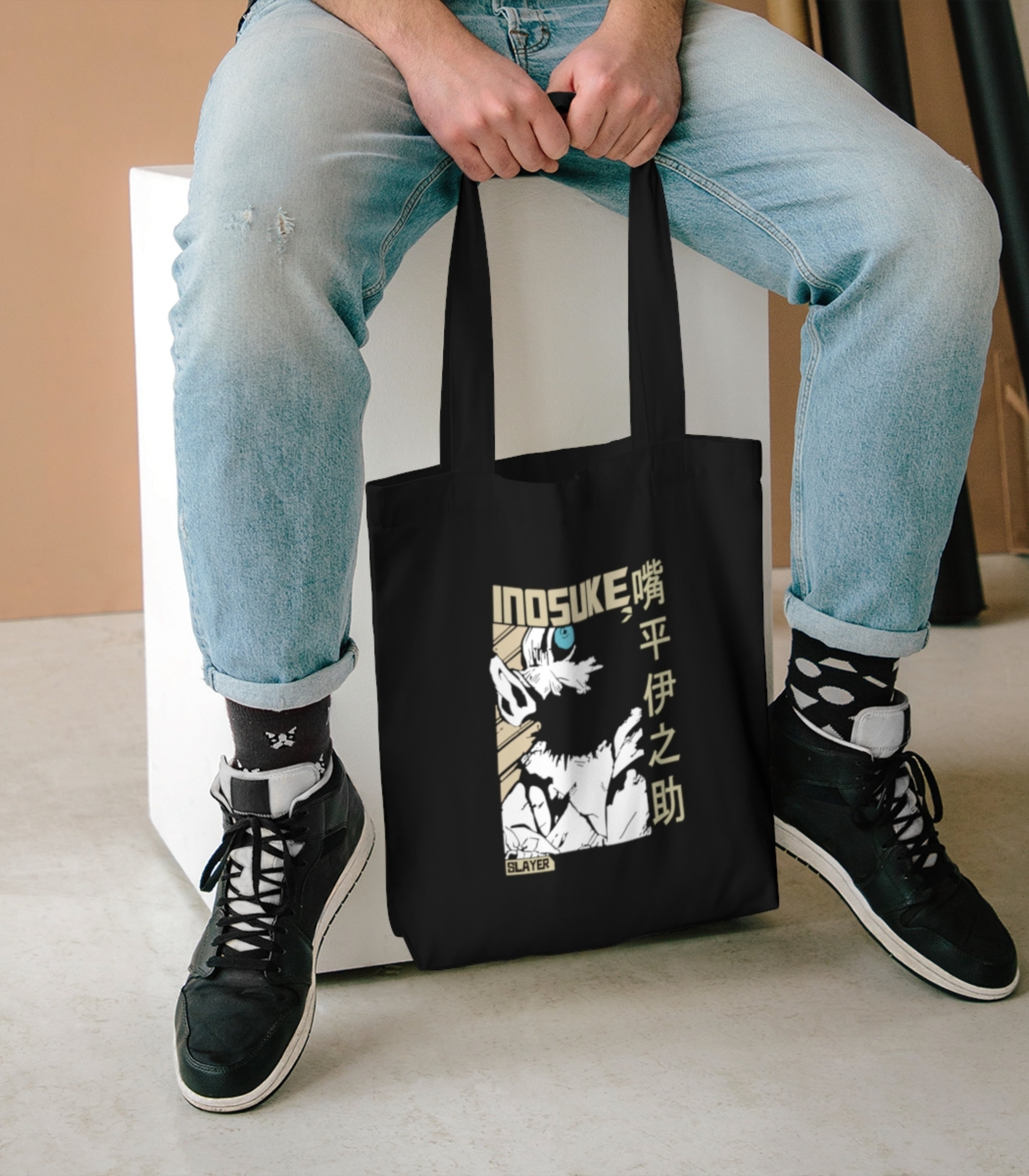 Inosuke Slayer Tote Bag