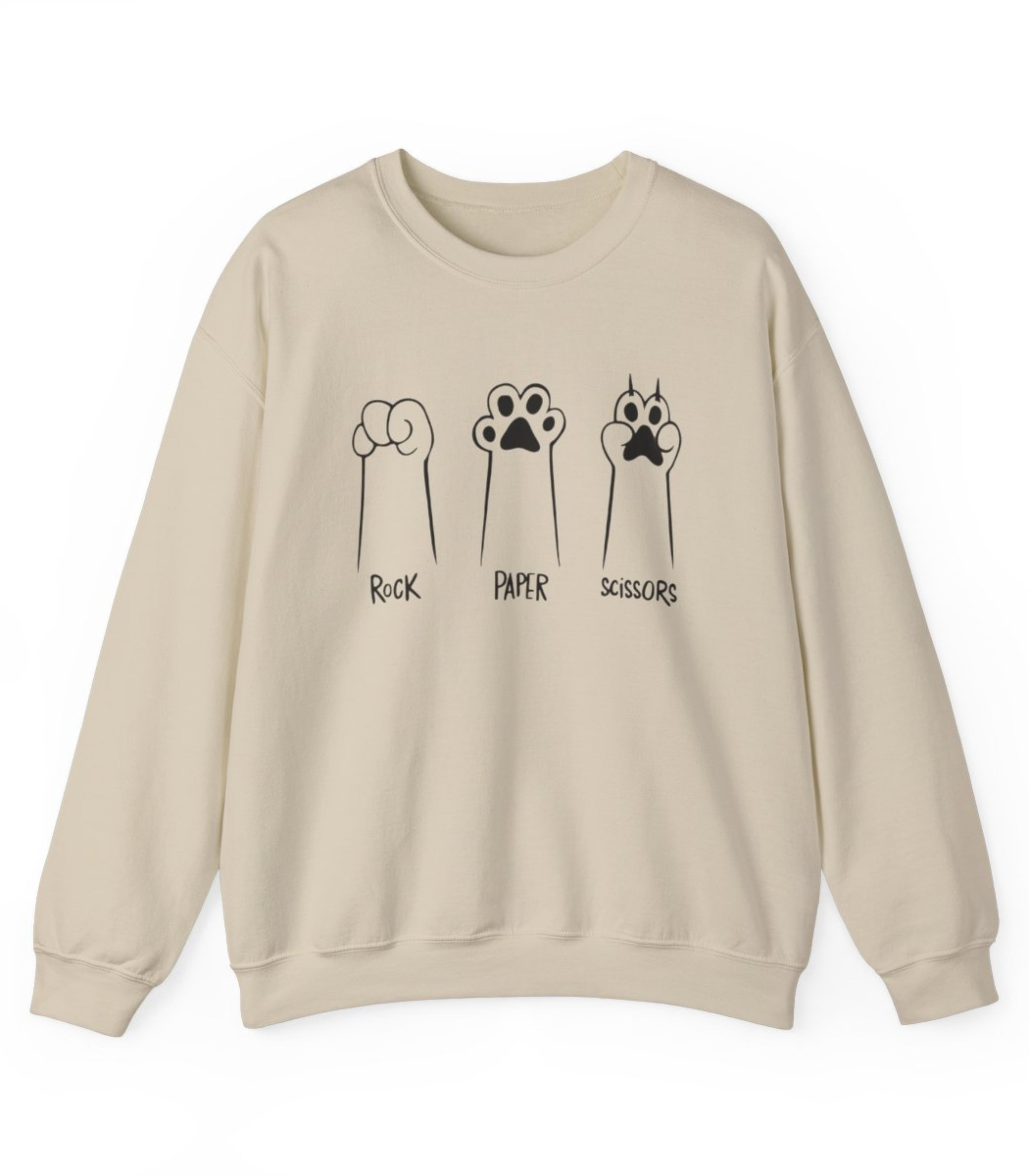 Cat Paws Mono Sweatshirt