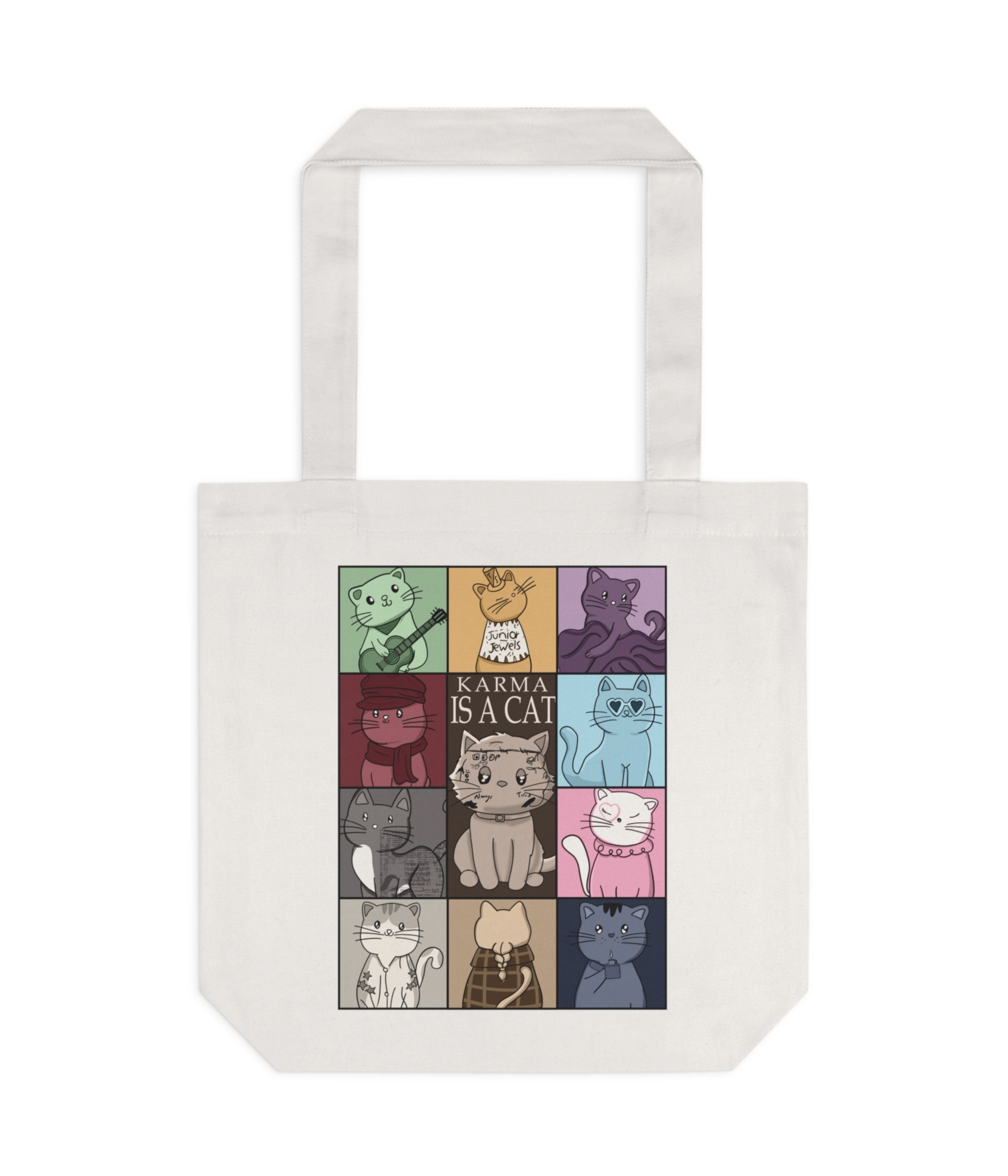Karma Is a Cat Tote Bag