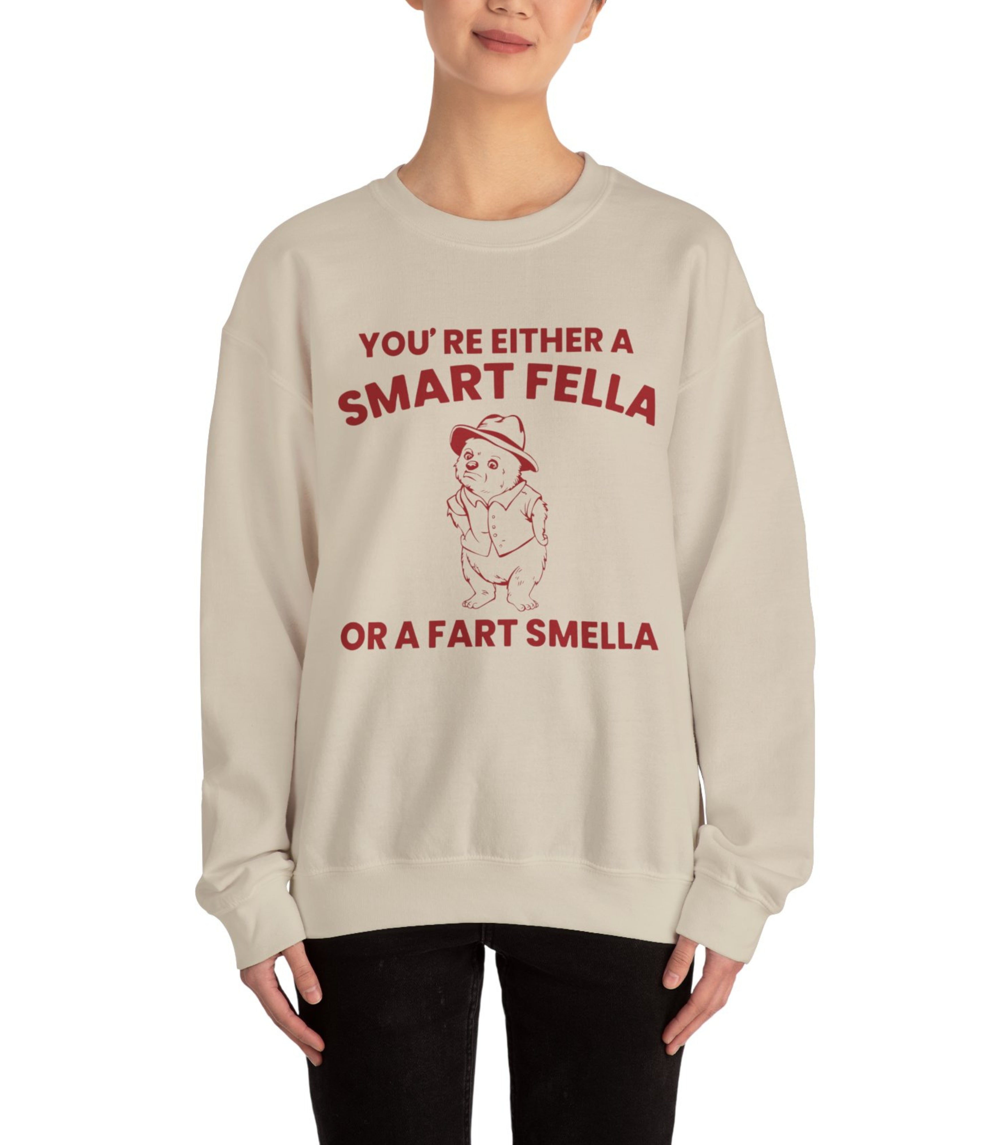 You'Re Either A Smart Fella Or A Fart Smella Sweatshirt
