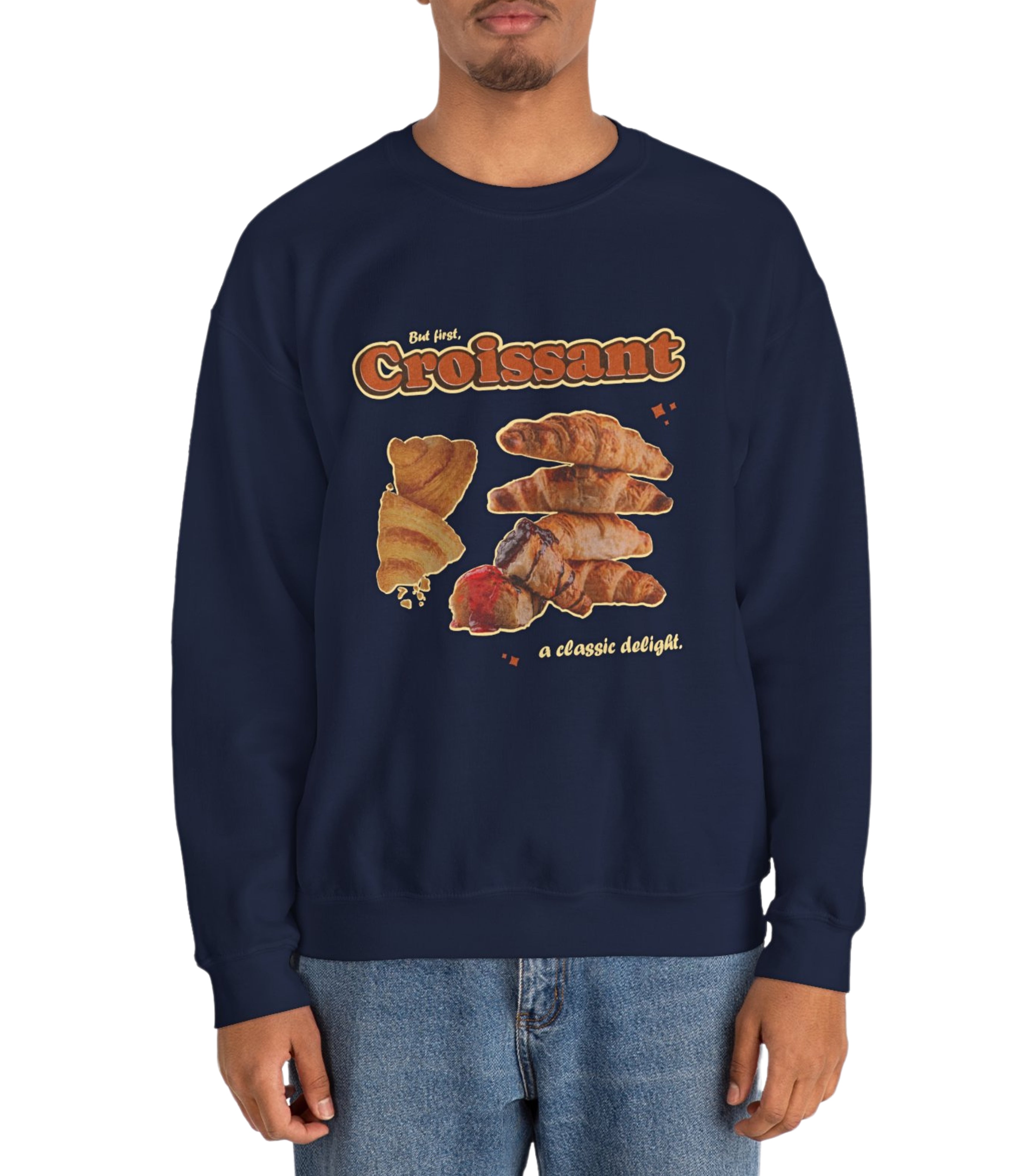 But First Croissant A Classic Delight Sweatshirt