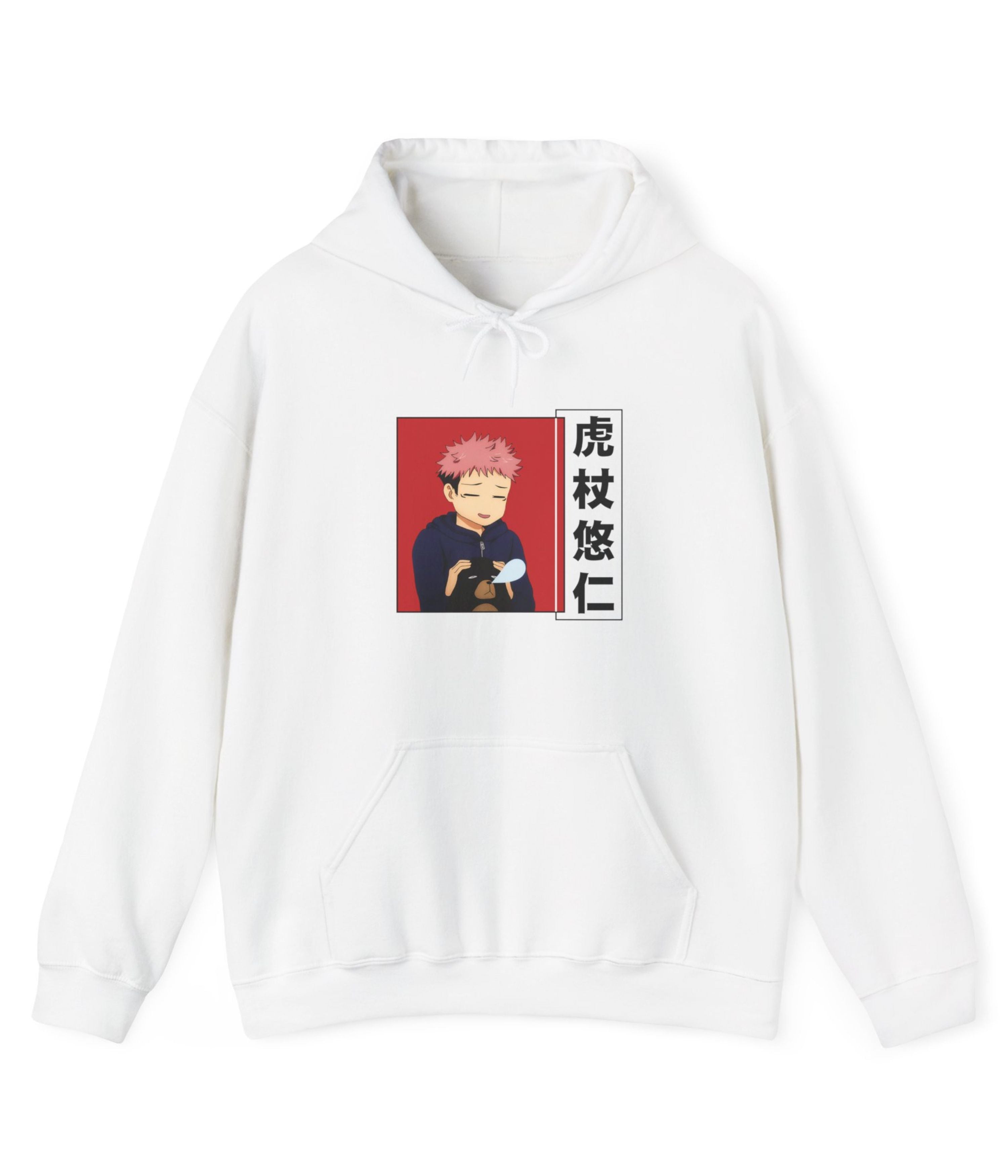 Yuuji with Tsukamoto Bear Hoodie
