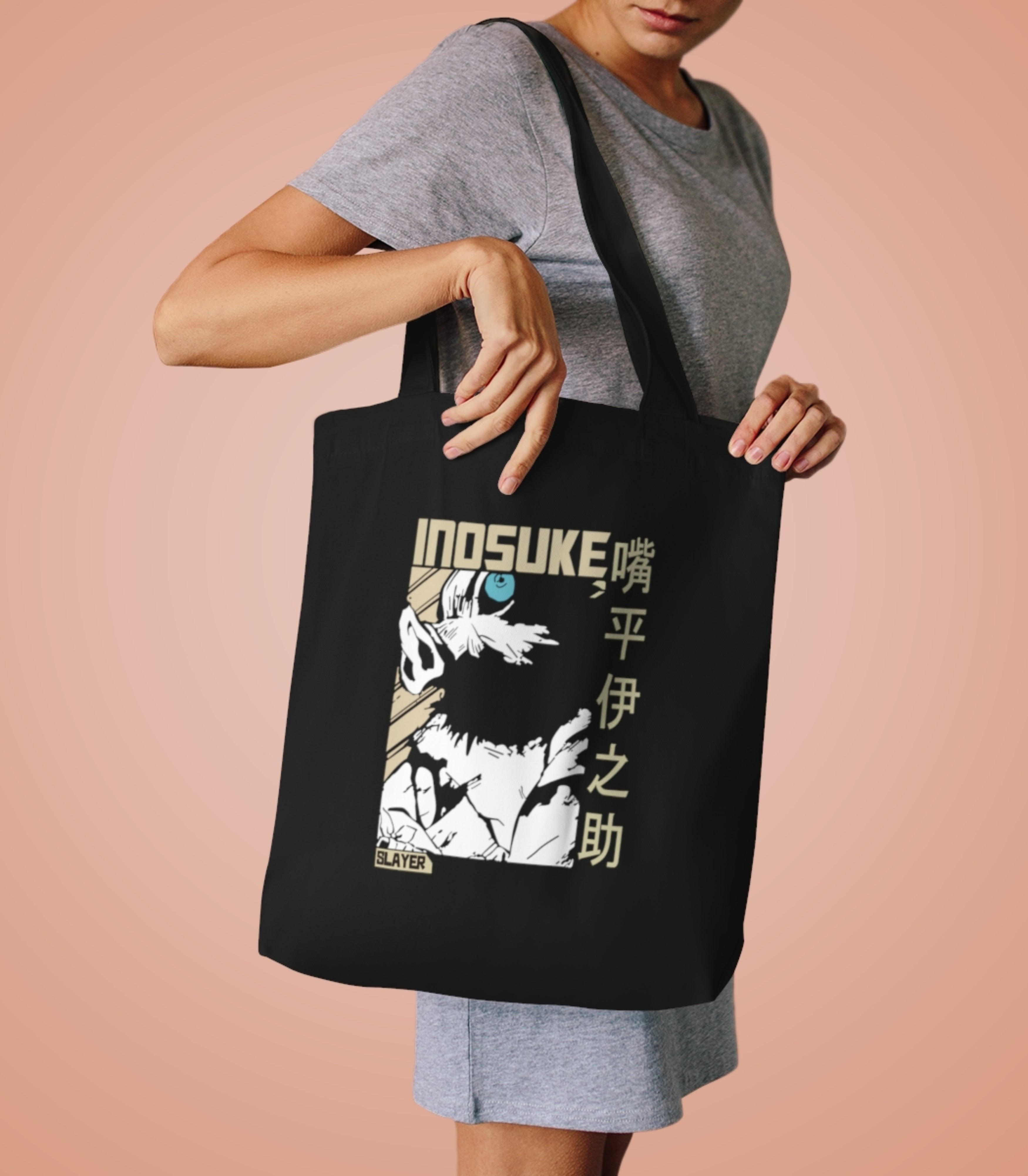 Inosuke Slayer Tote Bag