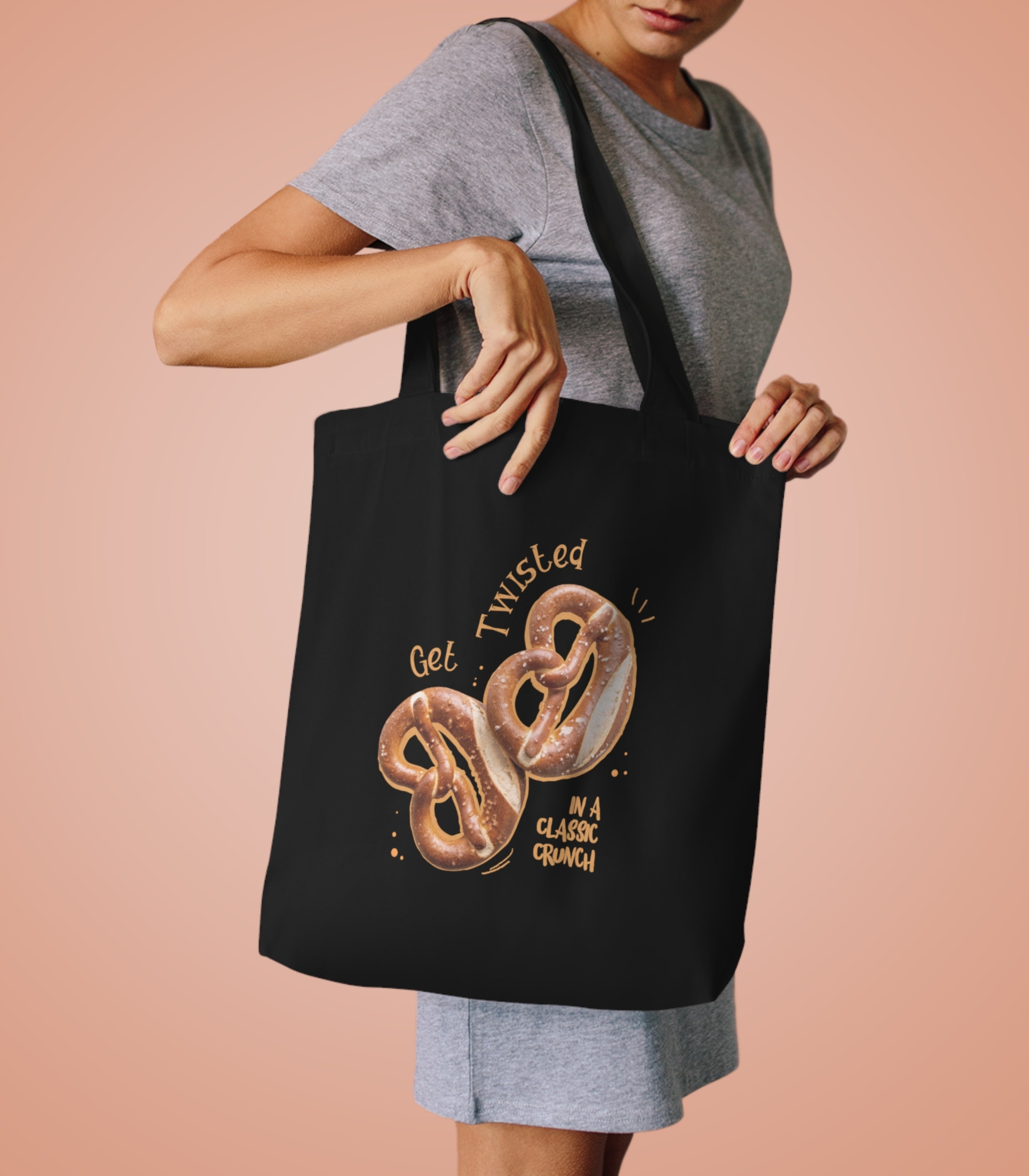 Get Twisted in a Classic Crunch Tote Bag