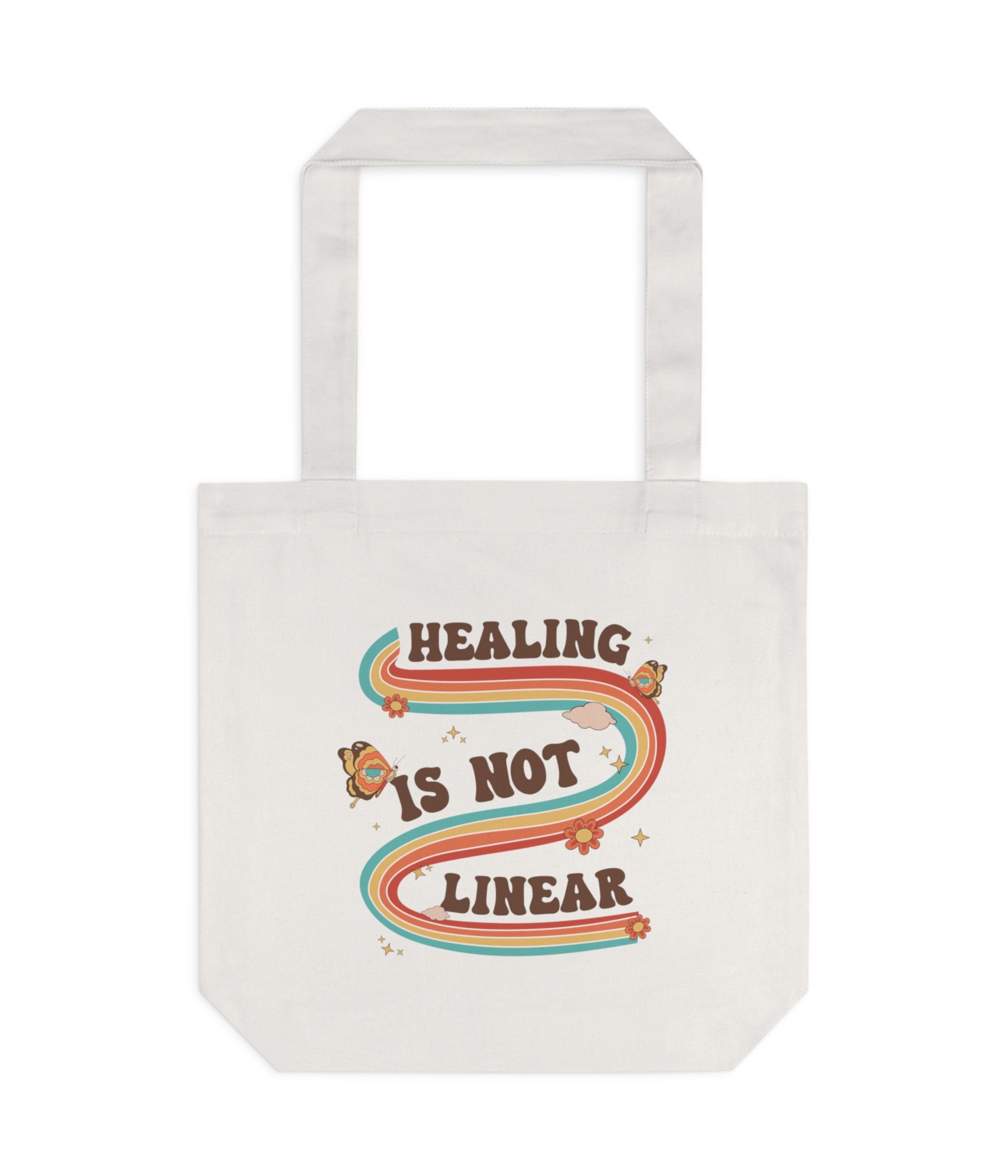 Healing is not linear Tote Bag