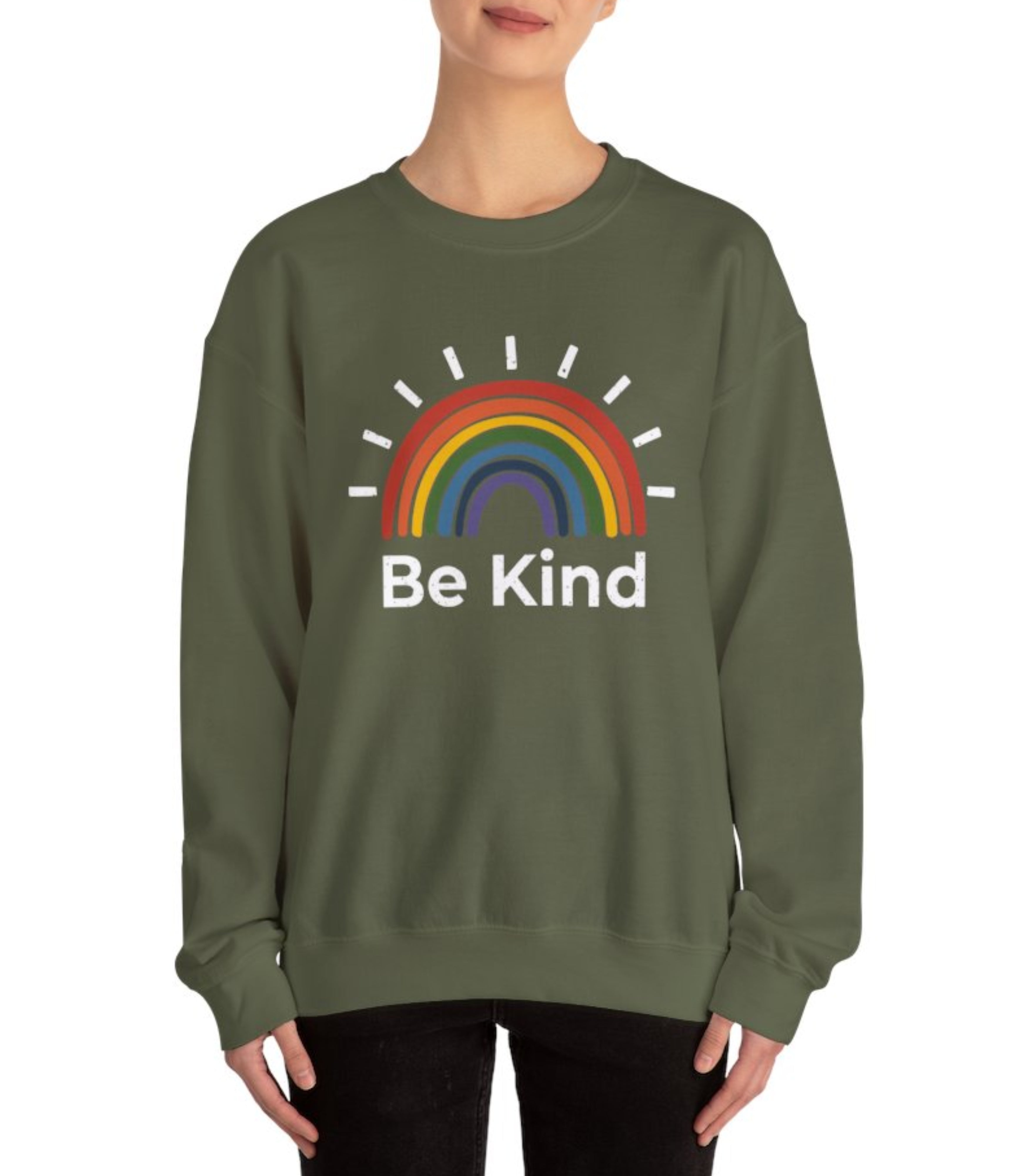 Be Kind Rainbow Sweatshirt