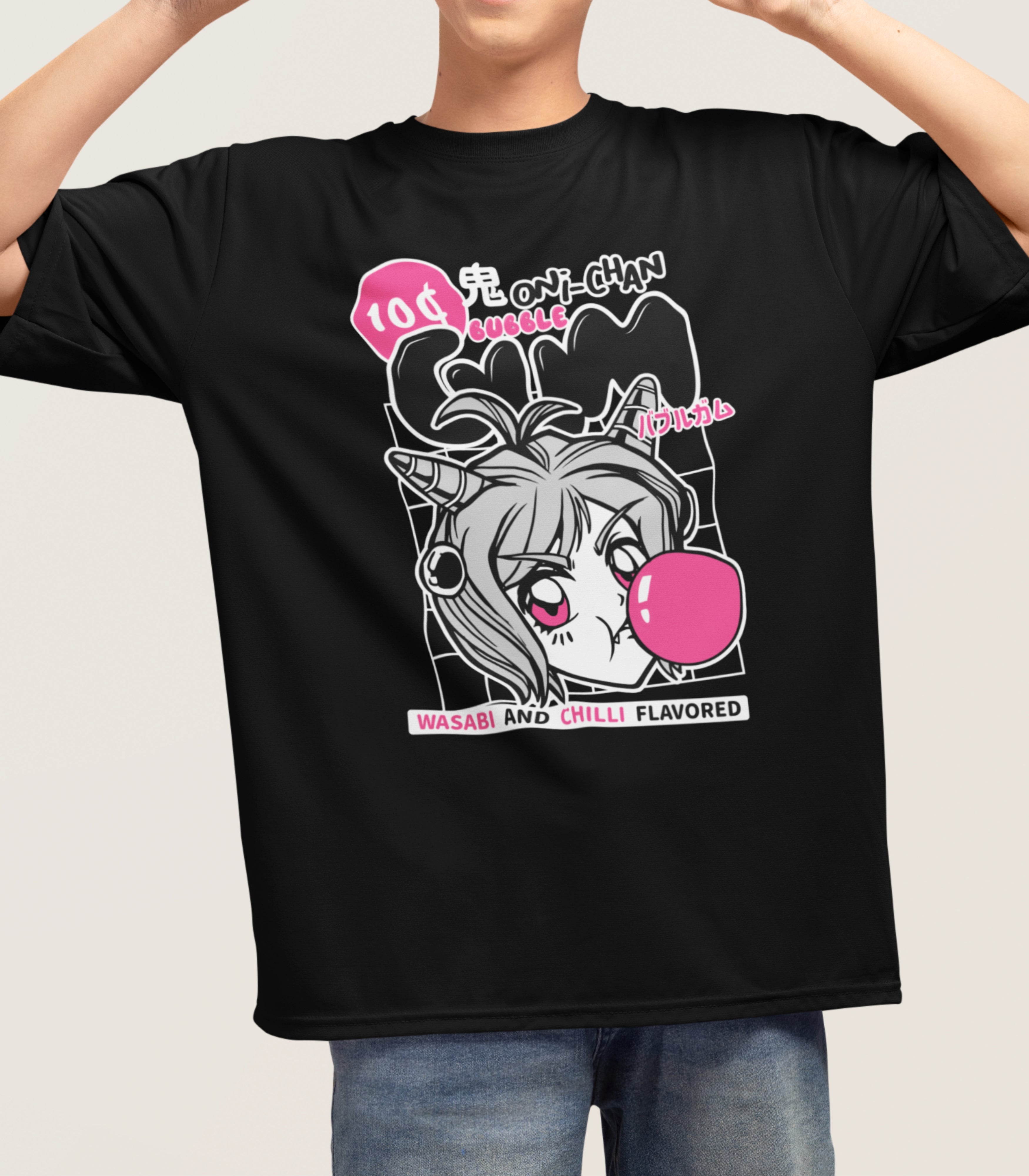 Oni Chan Bubble Wasabi And Chilli Flavored T-Shirt