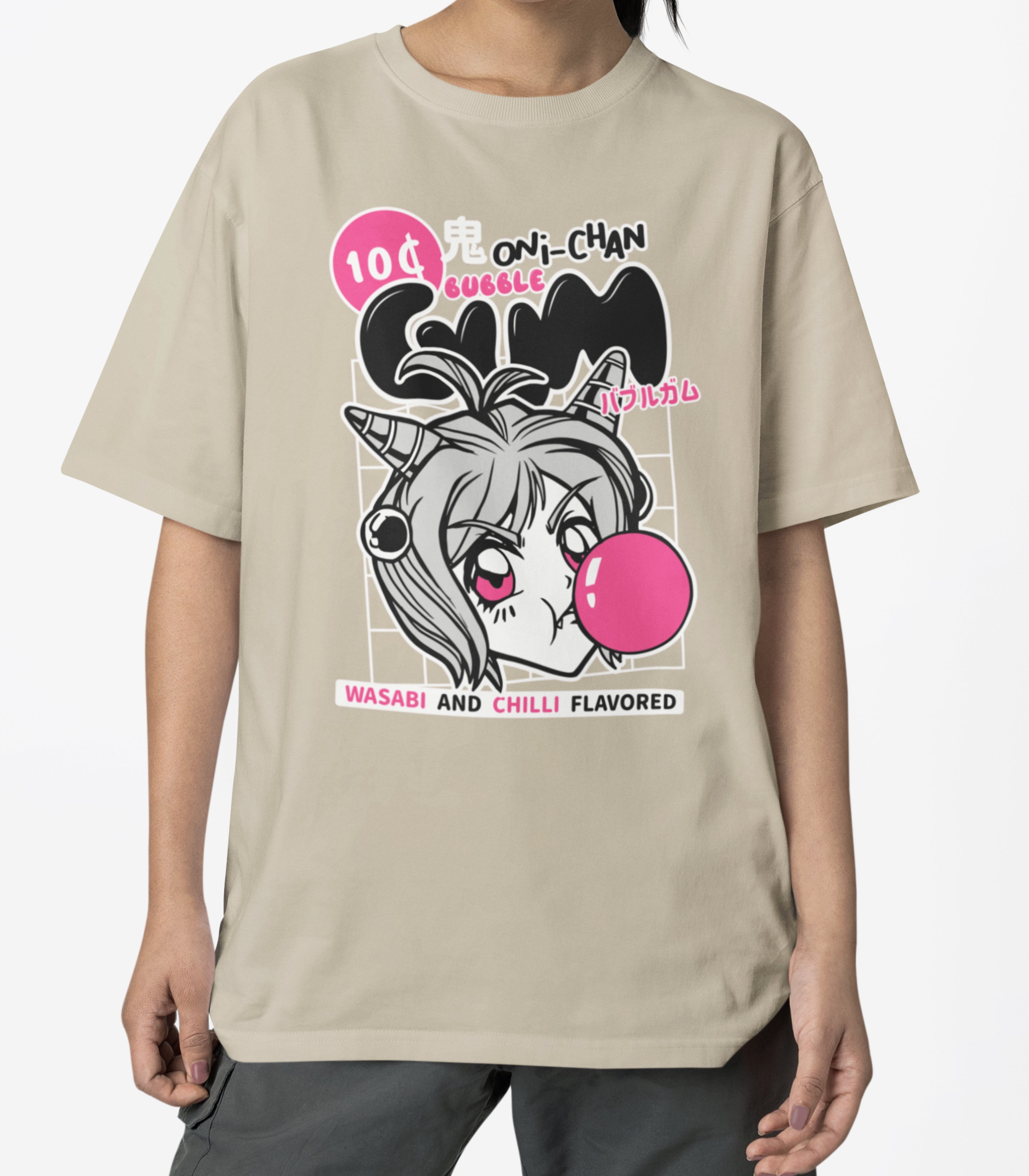 Oni Chan Bubble Wasabi And Chilli Flavored T-Shirt