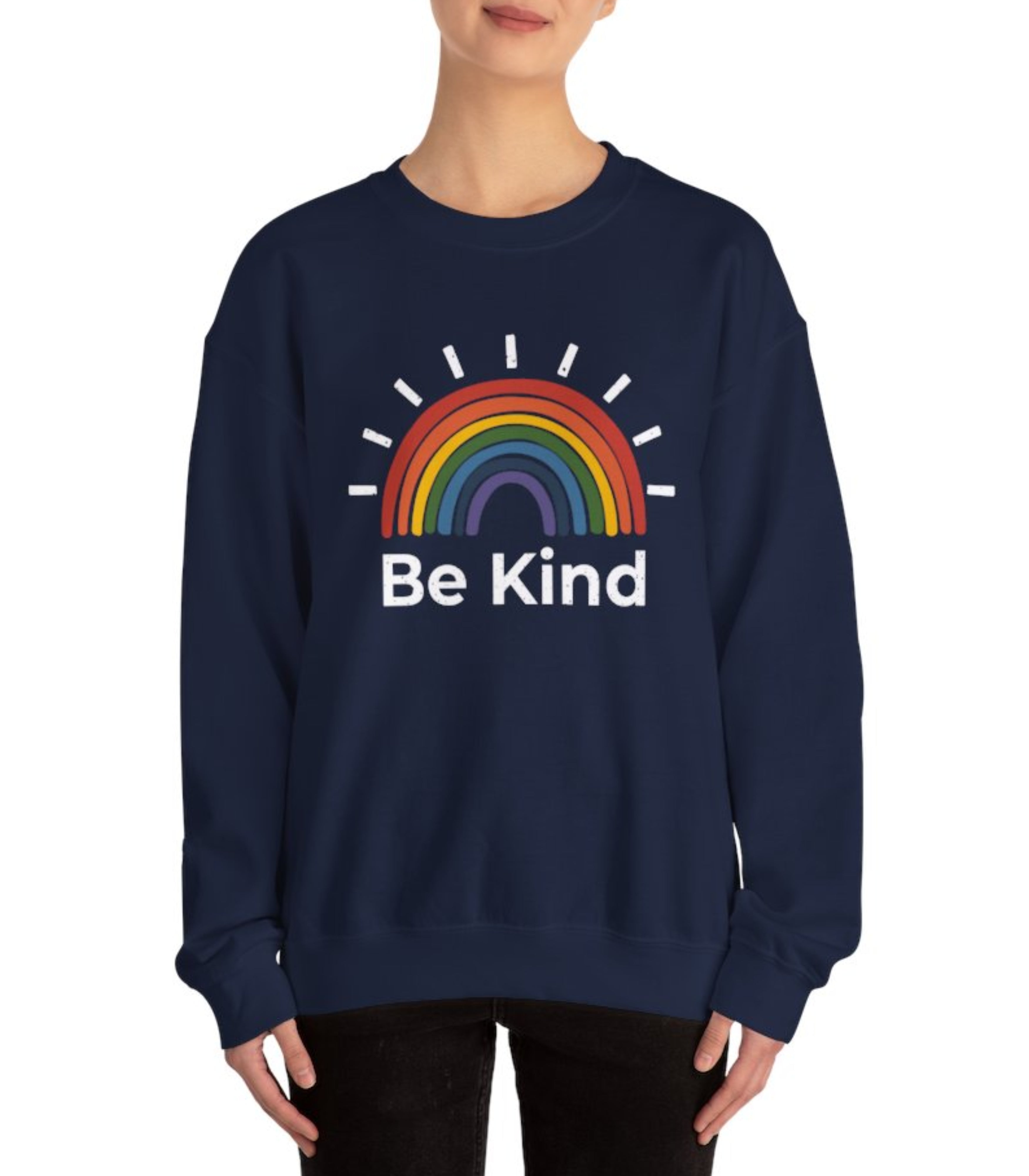 Be Kind Rainbow Sweatshirt