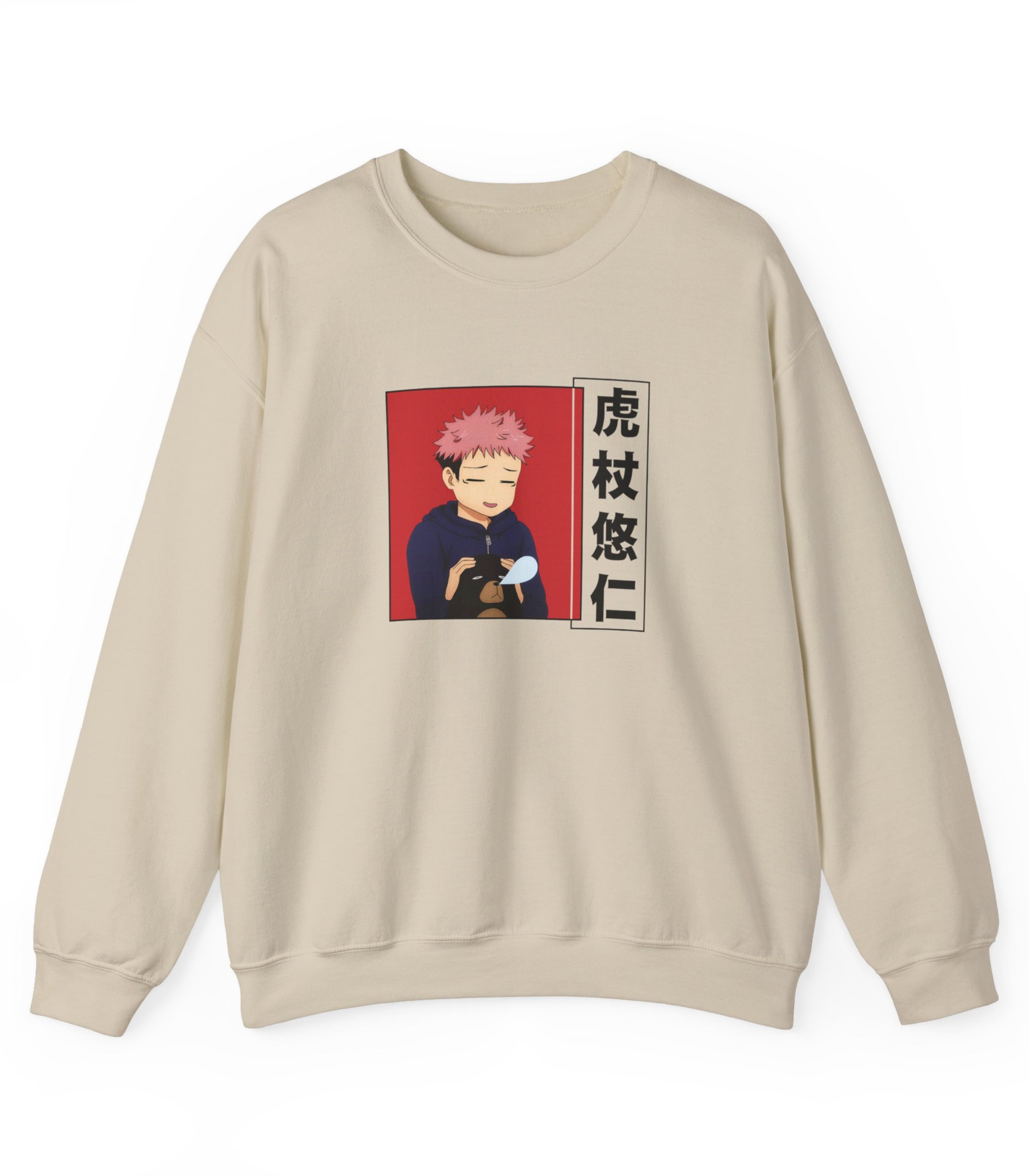 Yuuji with Tsukamoto Bear Sweatshirt