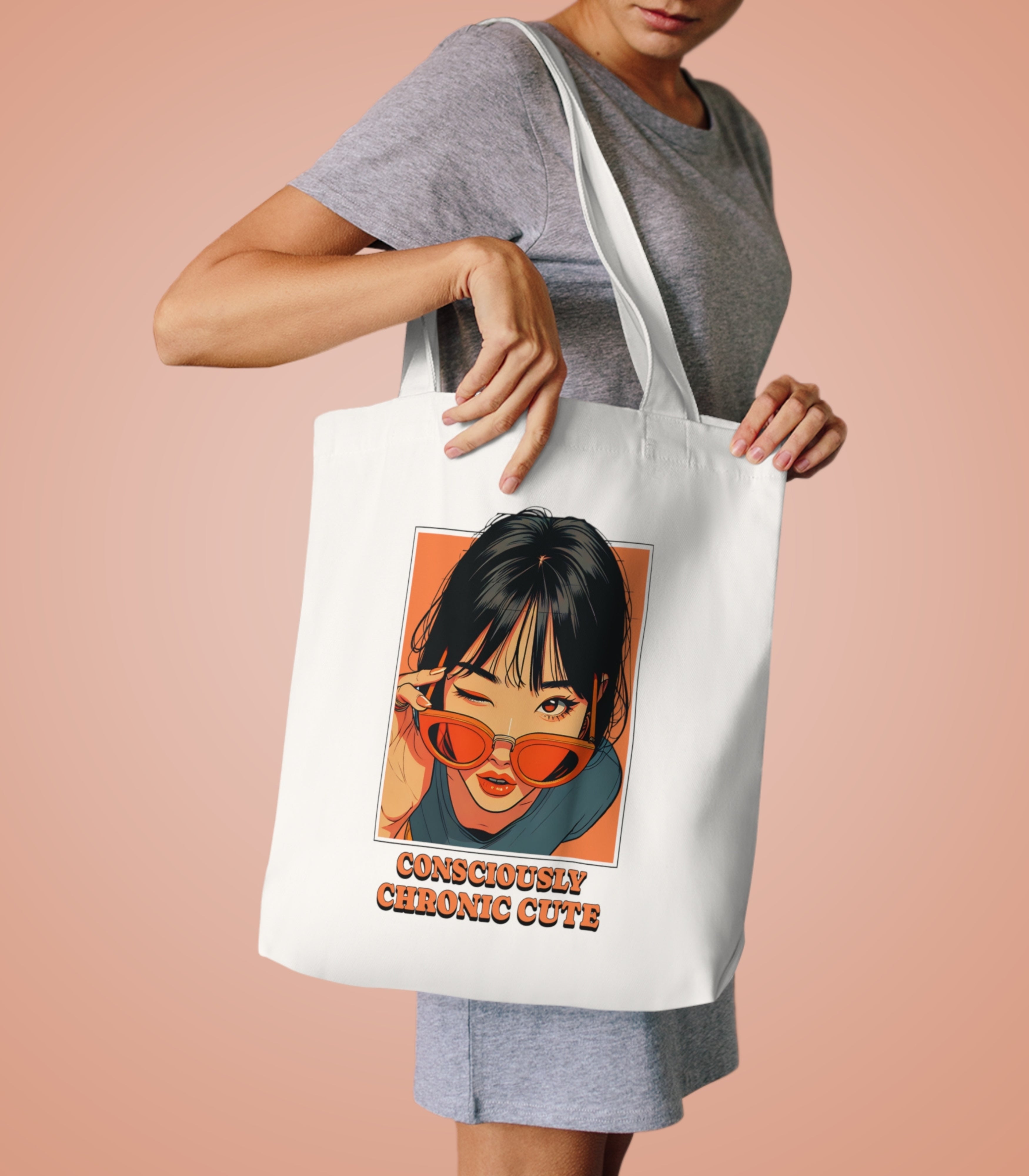 Consciously Chronic Cute Tote Bag