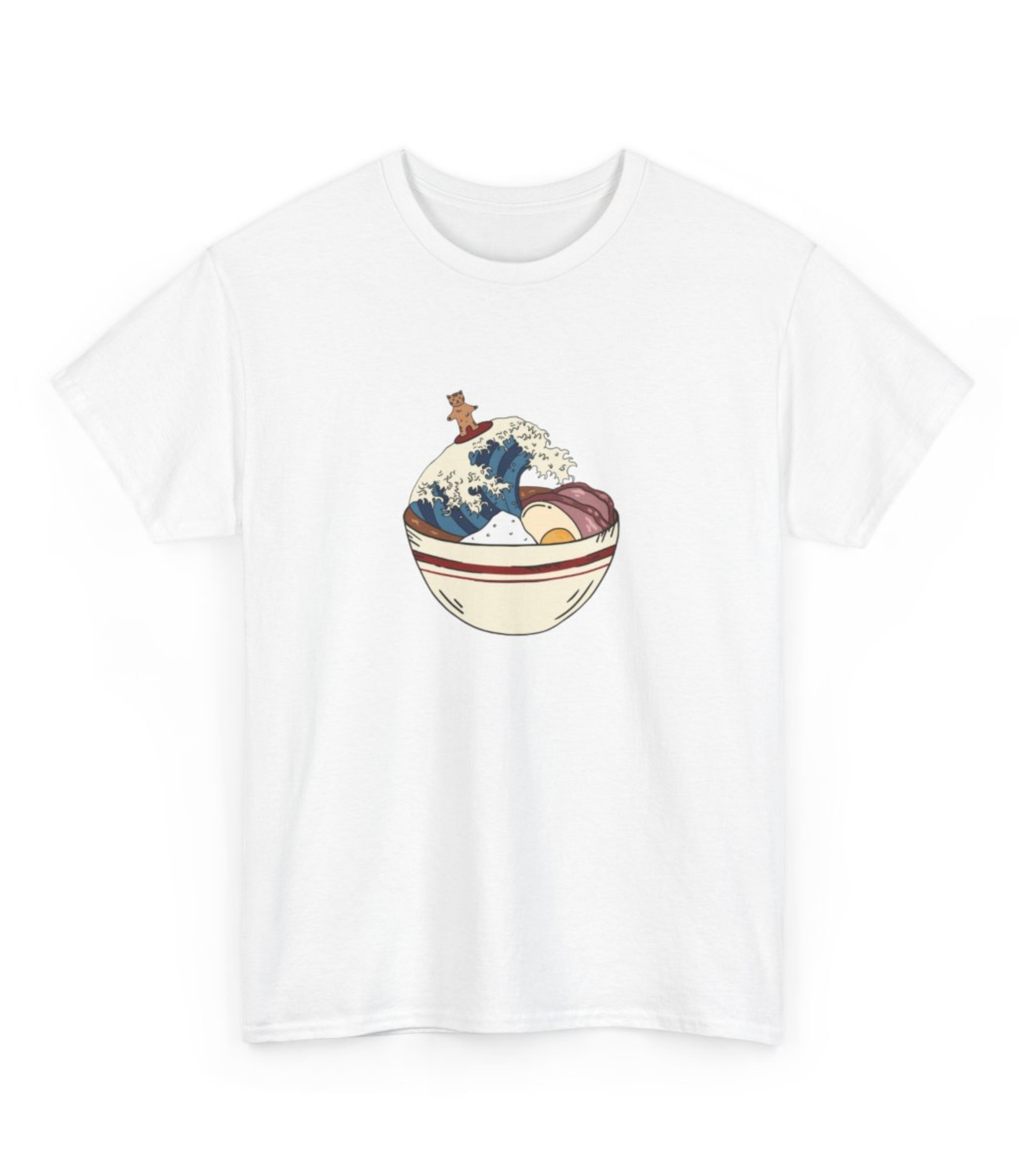 Cat Great Wave T-Shirt